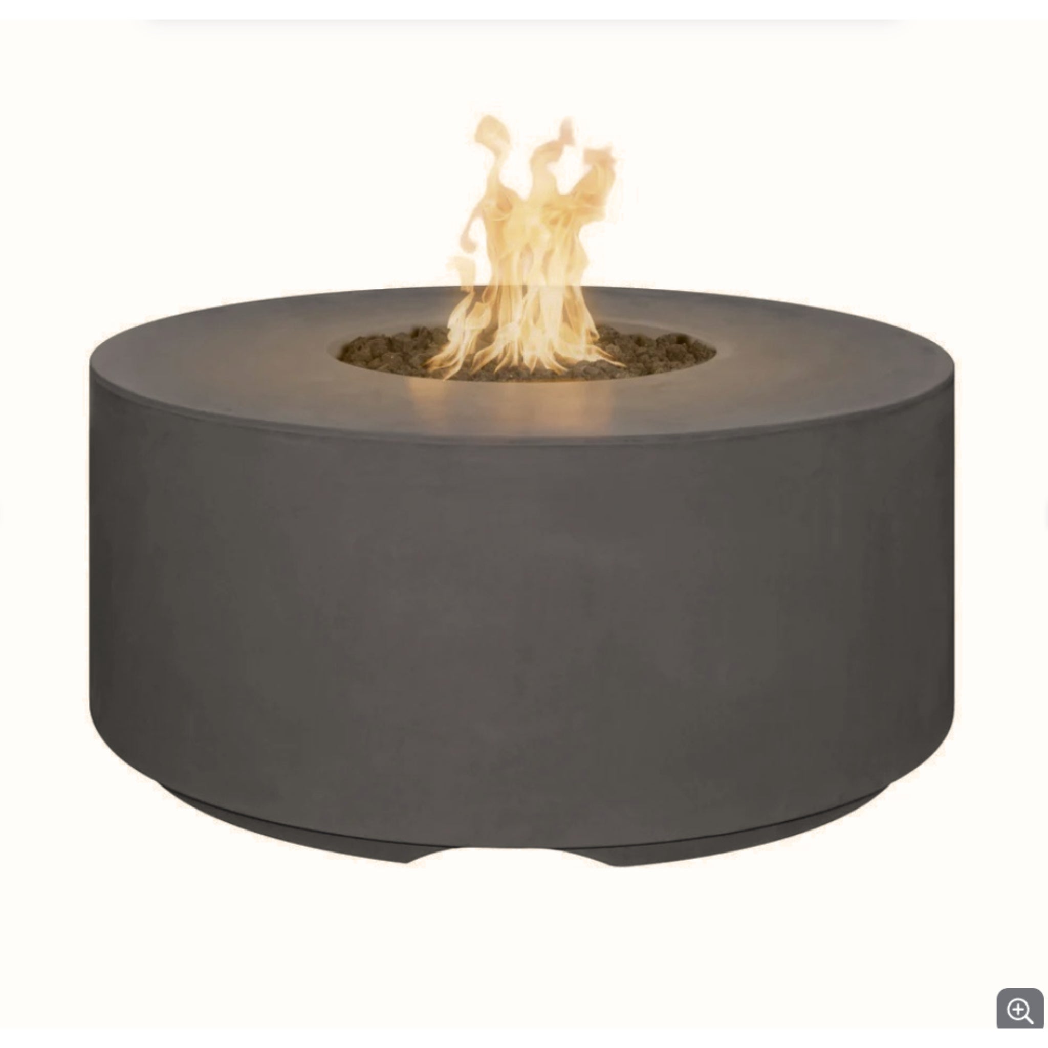 Florence Round Fire Pit, 46 inch, Chestnut finish