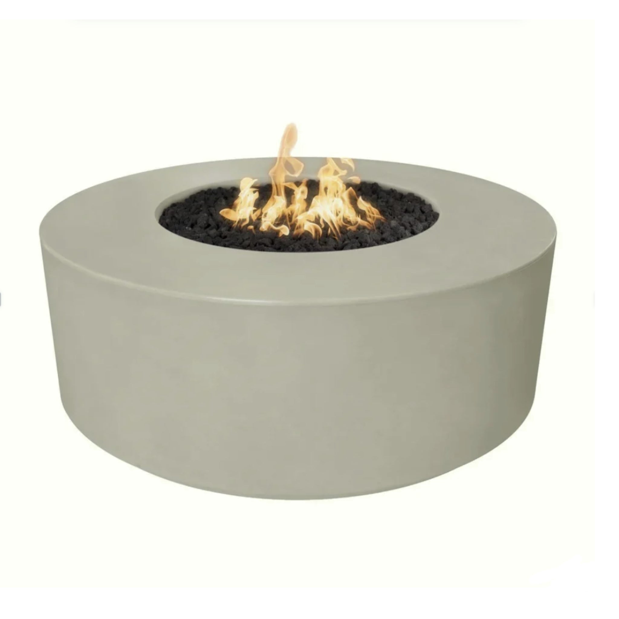 Florence Round Fire Pit, 54 inch, Ash finish