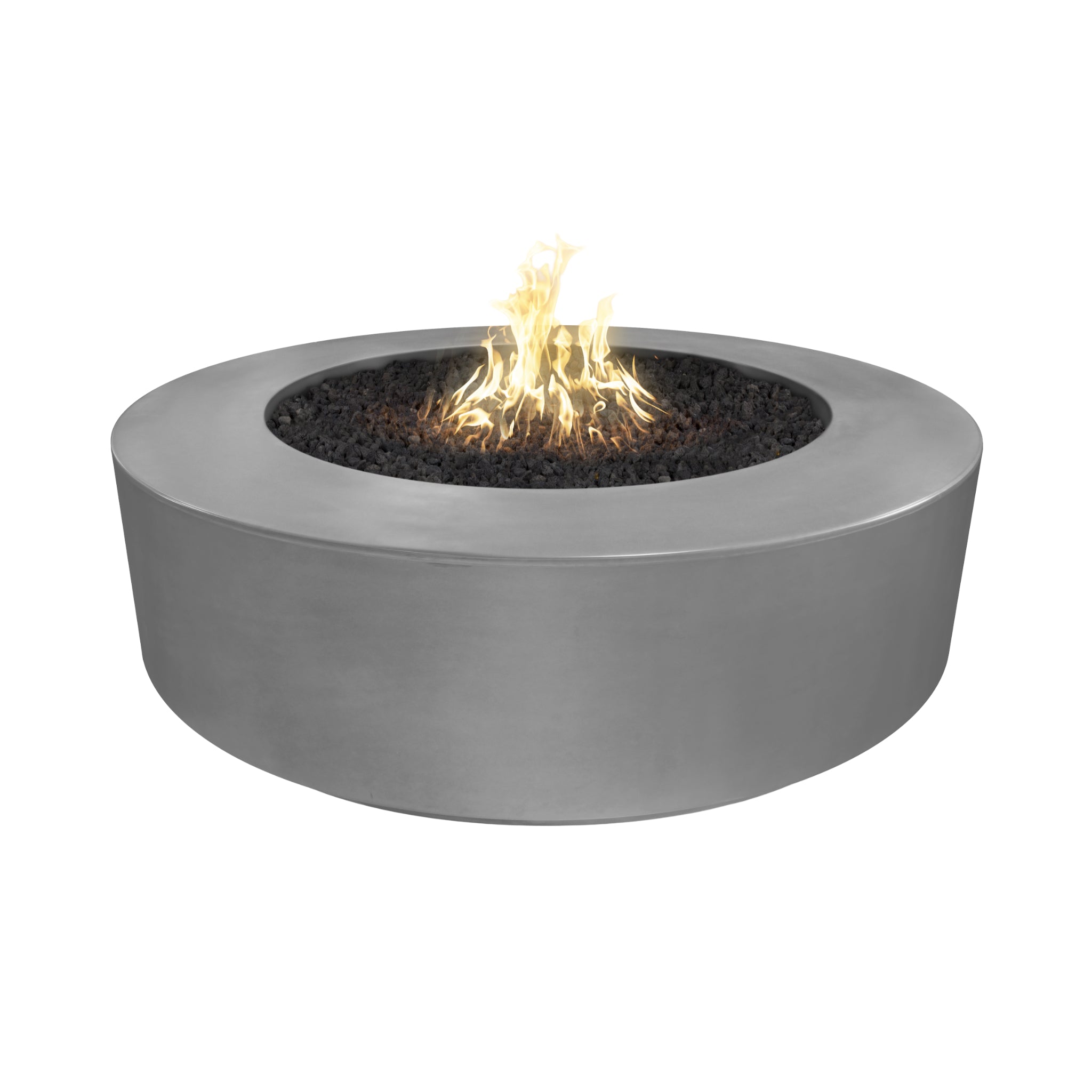 Florence Round Fire Pit, 72 inch, Natural Gray finish