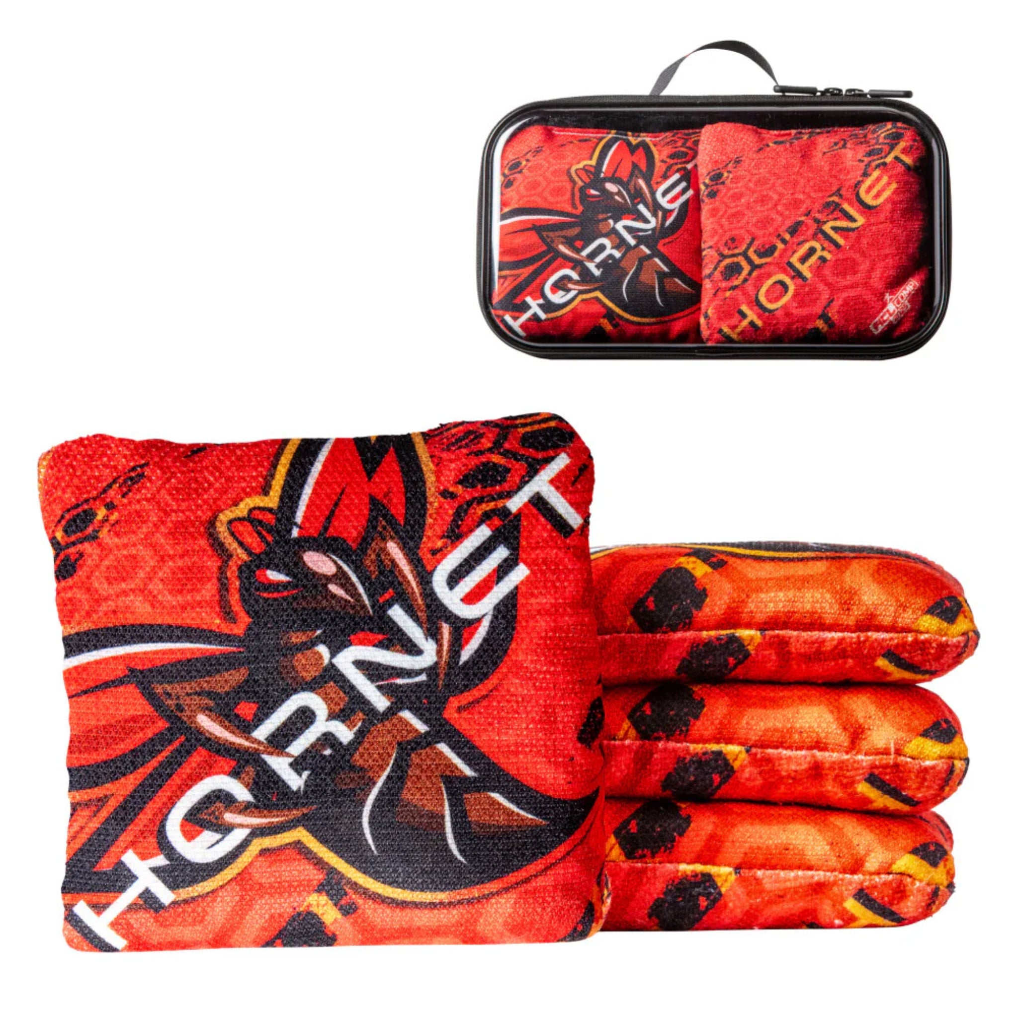 ACL Comp Hornet chili red cornhole bags dual speed 94 62 set of 4