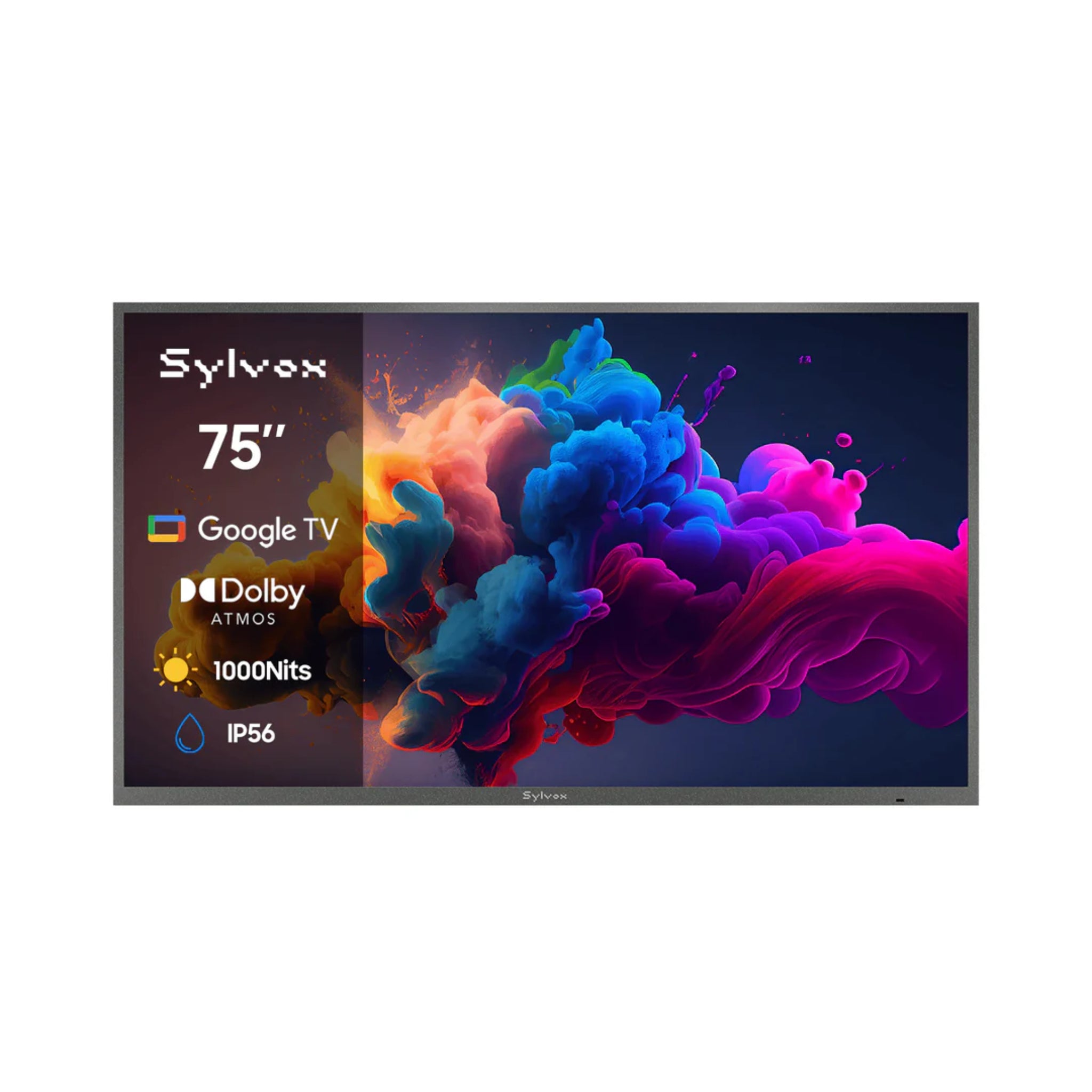 Sylvox 75" Outdoor Waterproof Google TV - Deck Pro Advanced QLED 2.0 | Partial Sun Collection - Outdoor TV - Sylvo