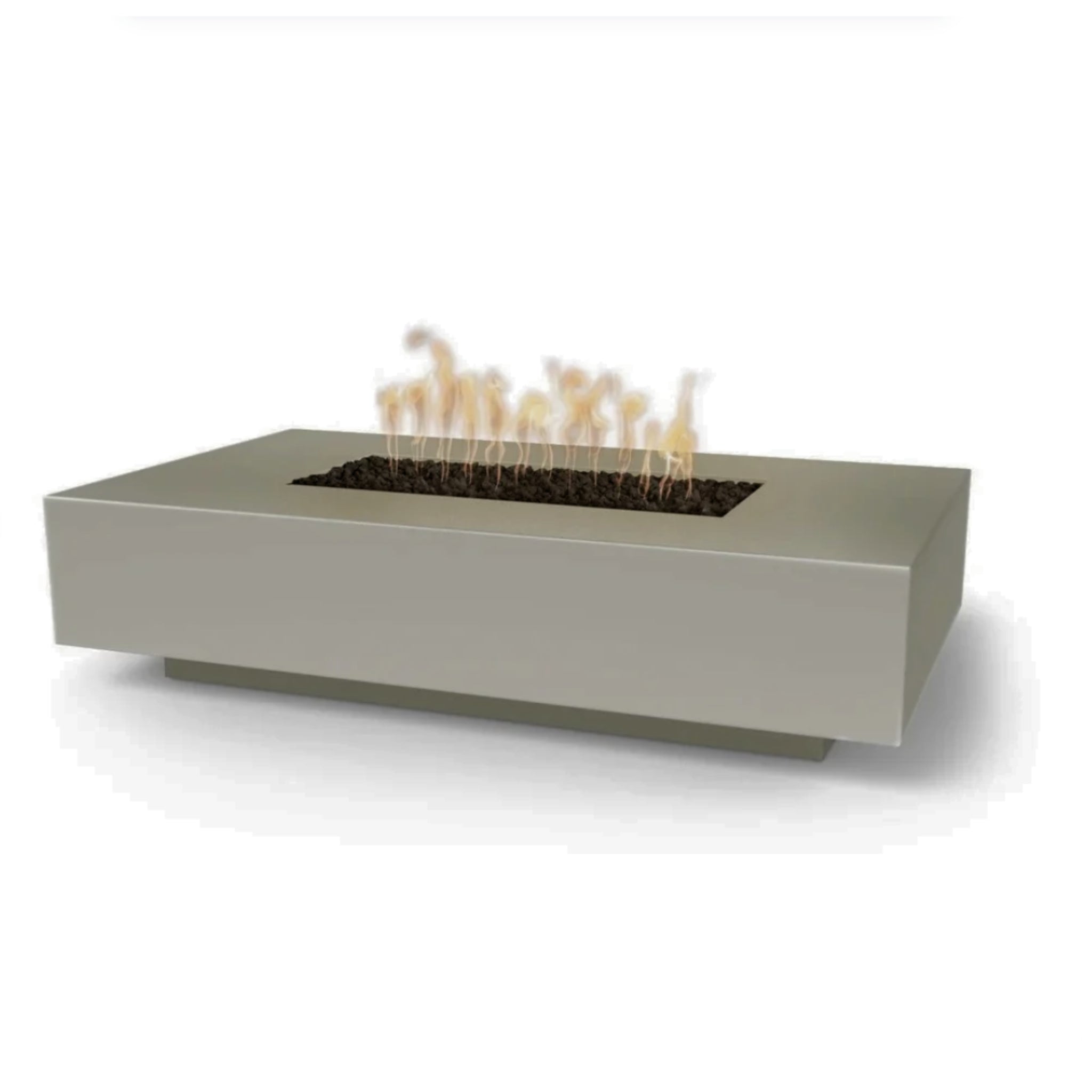Cabo Linear Fire Pit, Ash finish