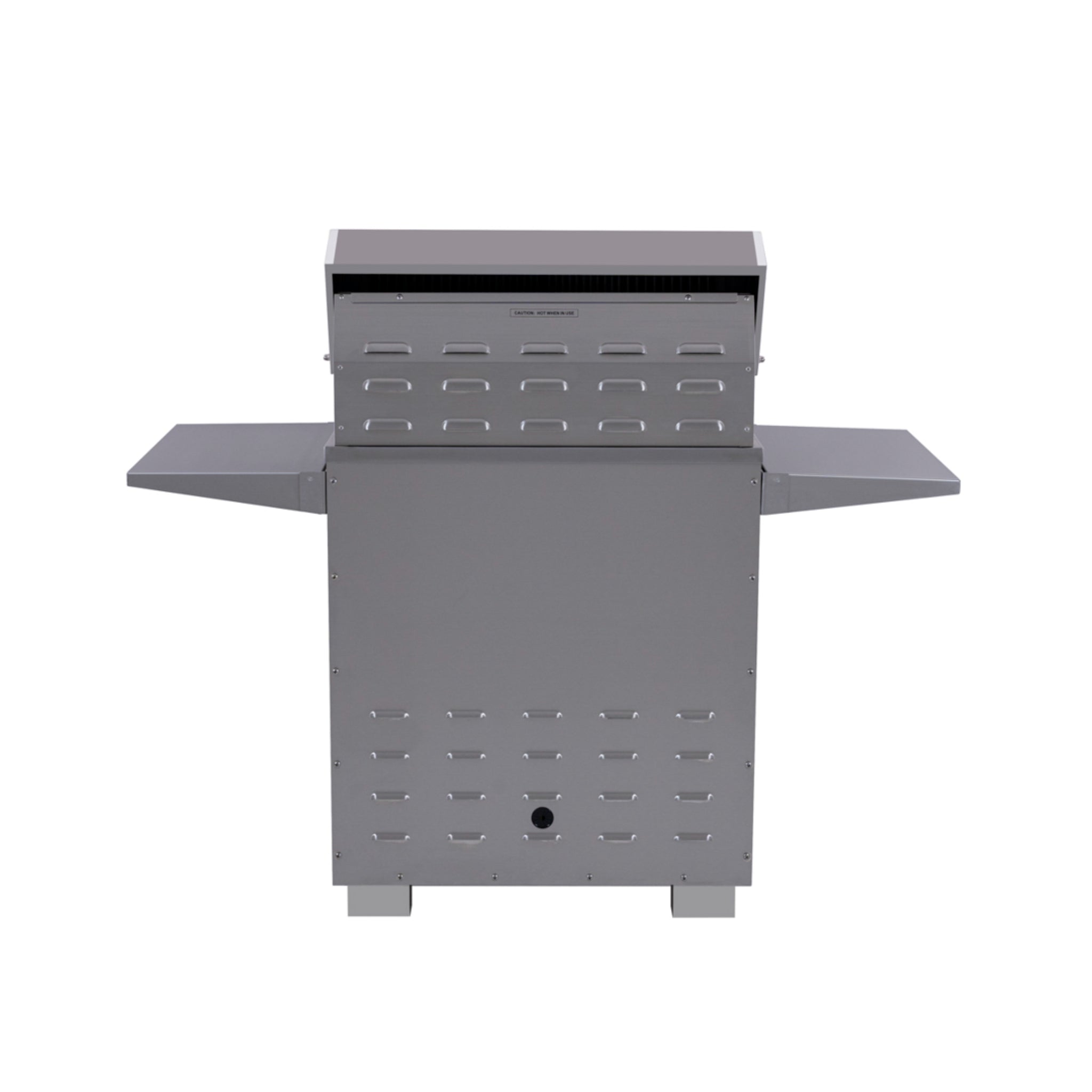 Back view of PGS Grill pedestal cart