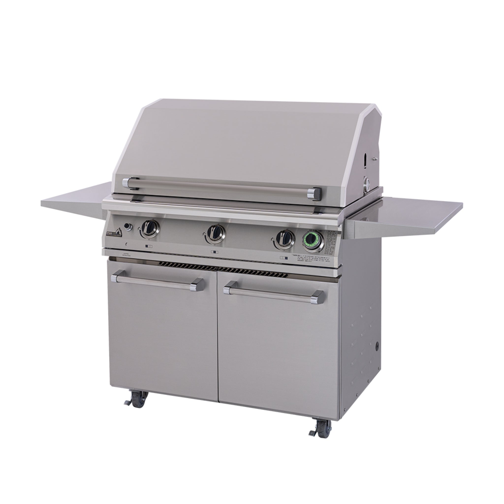 PGS Grills 36" Grill Cart with wheels for Pacifica Grill