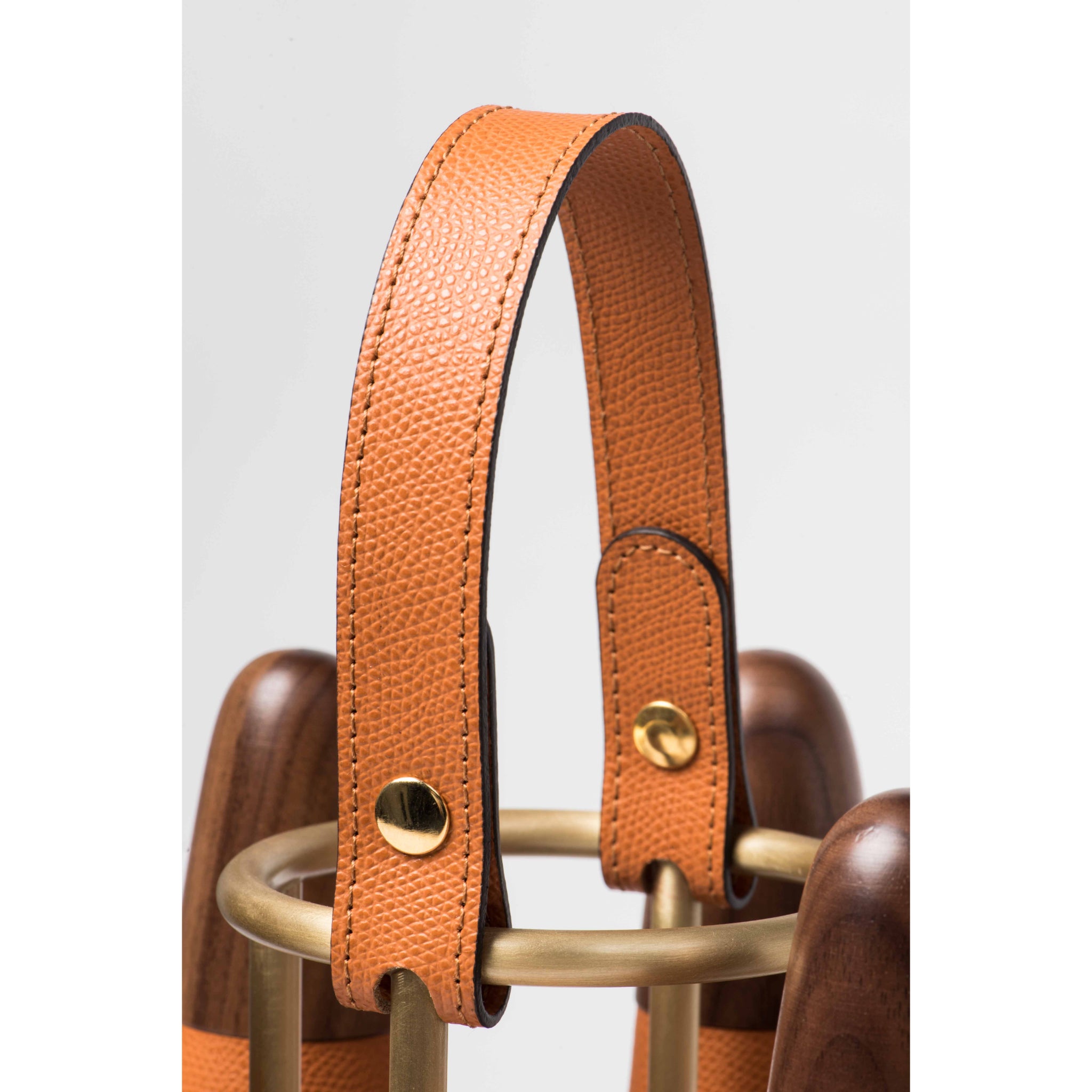Luxury Bowling Set in Canaletto Walnut & Italian Leather | Pinetti Collection