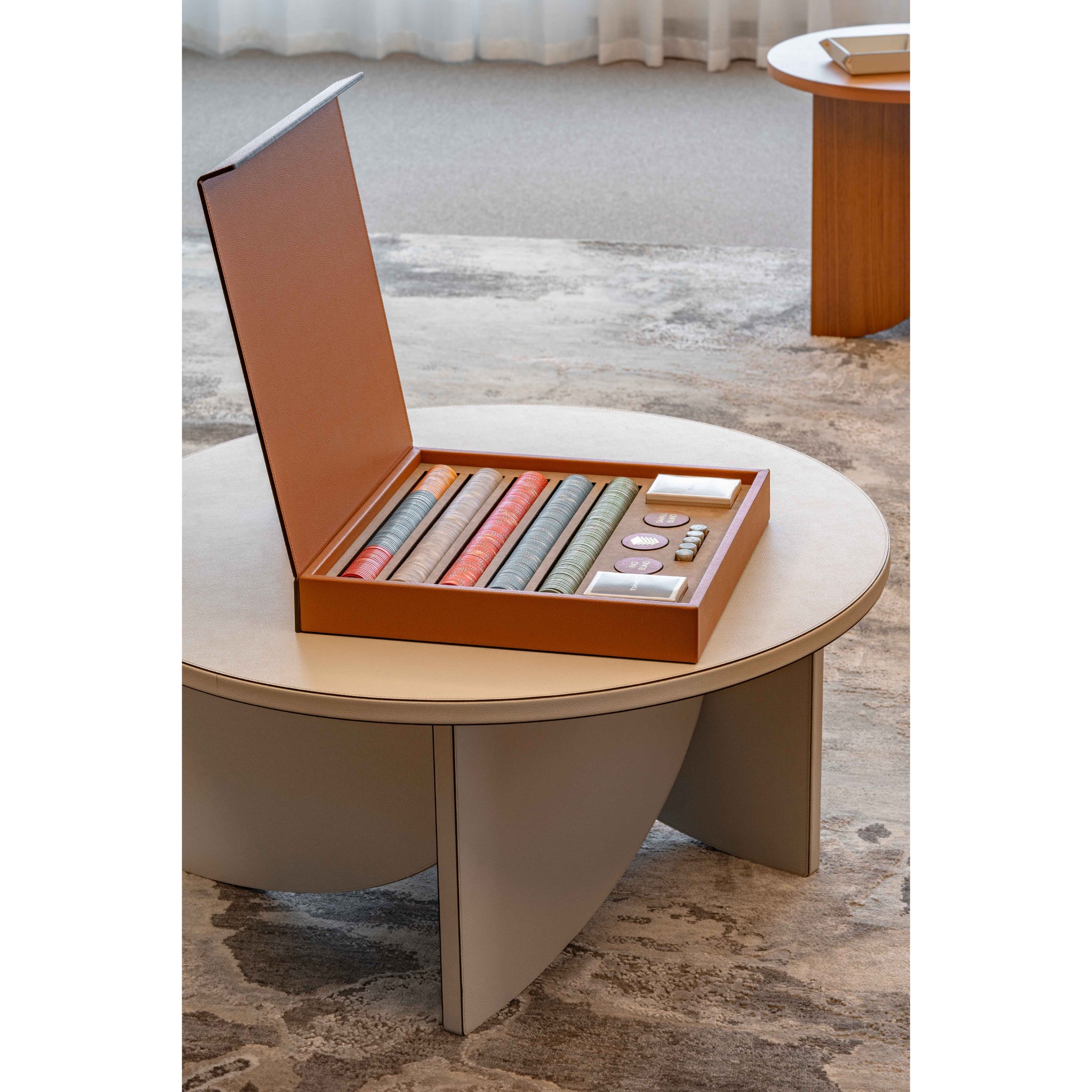 Poker Set in Italian Leather | Pinetti Collection