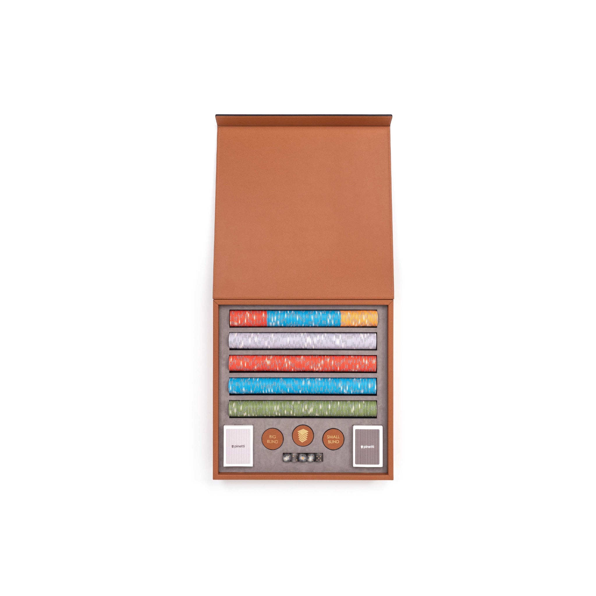 Poker Set in Italian Leather | Pinetti Collection