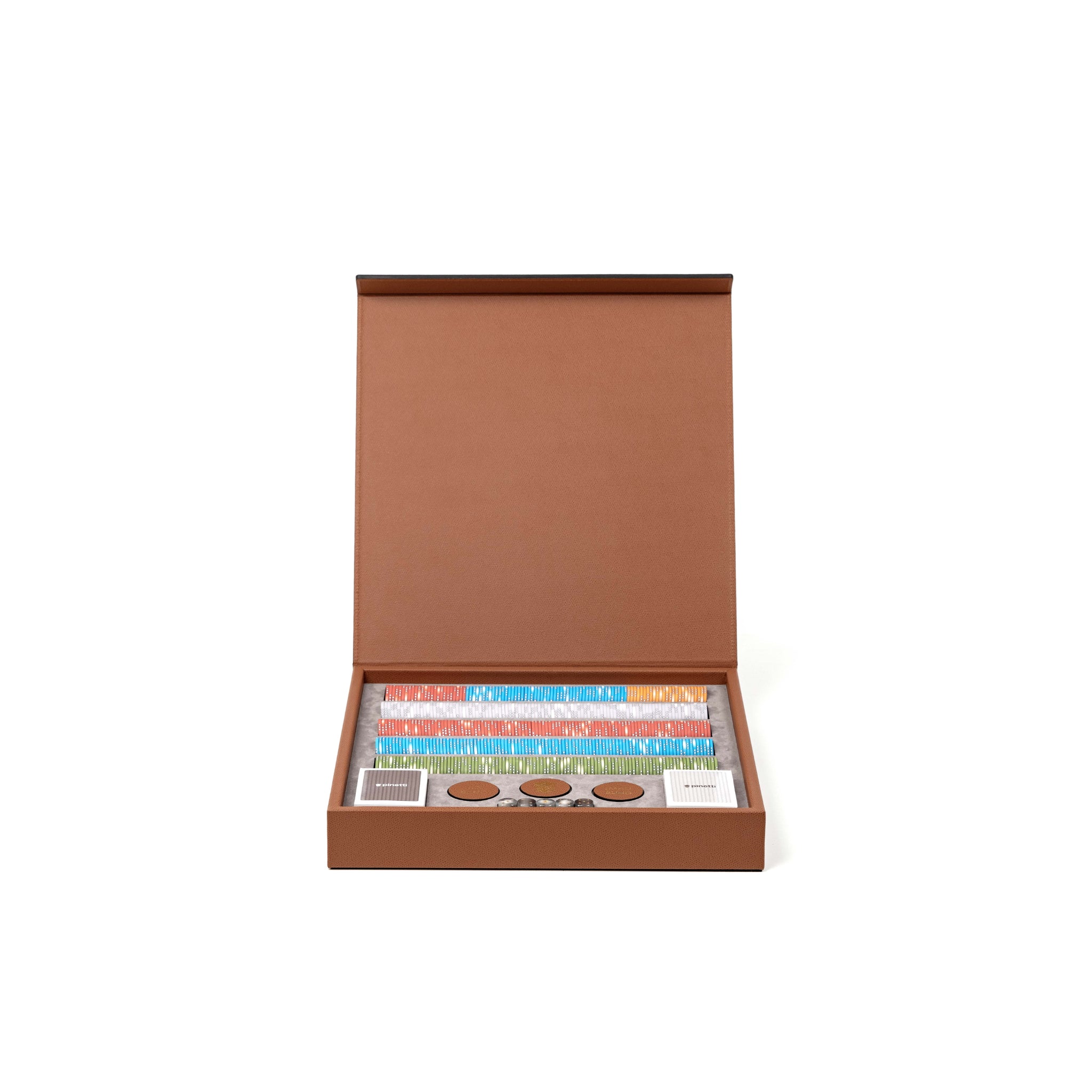 Poker Set in Italian Leather | Pinetti Collection
