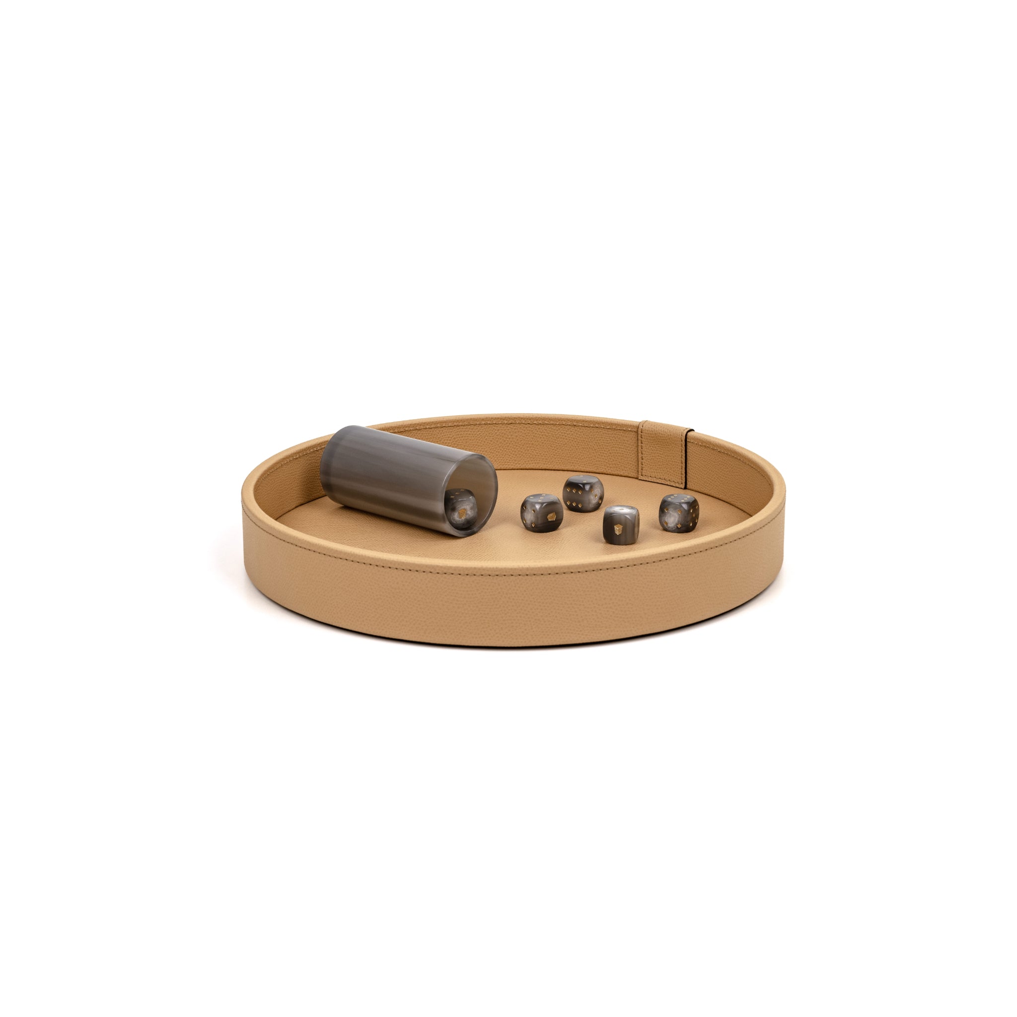 Dice Game Set in Italian Leather | Pinetti Collection