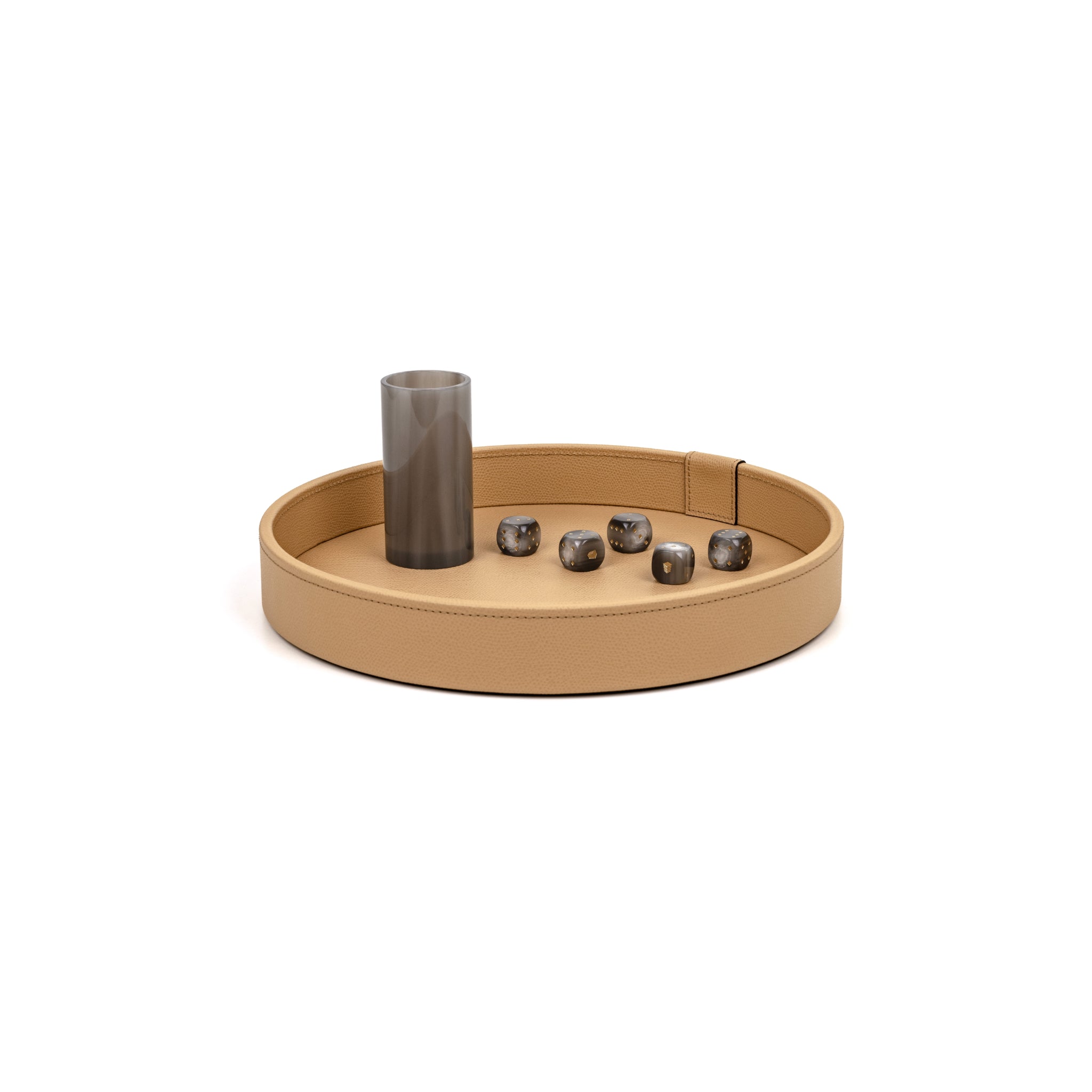 Dice Game Set in Italian Leather | Pinetti Collection