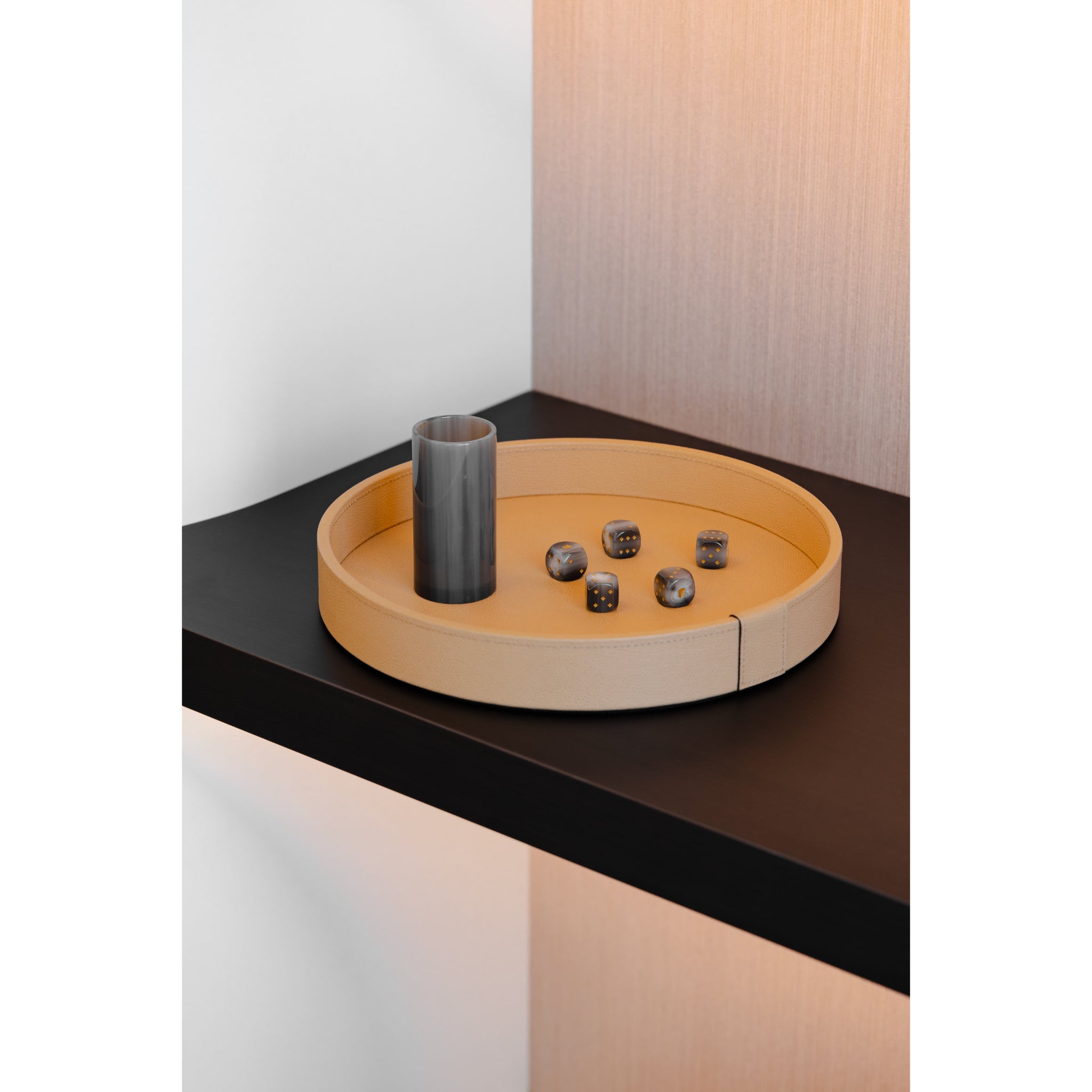 Dice Game Set in Italian Leather | Pinetti Collection