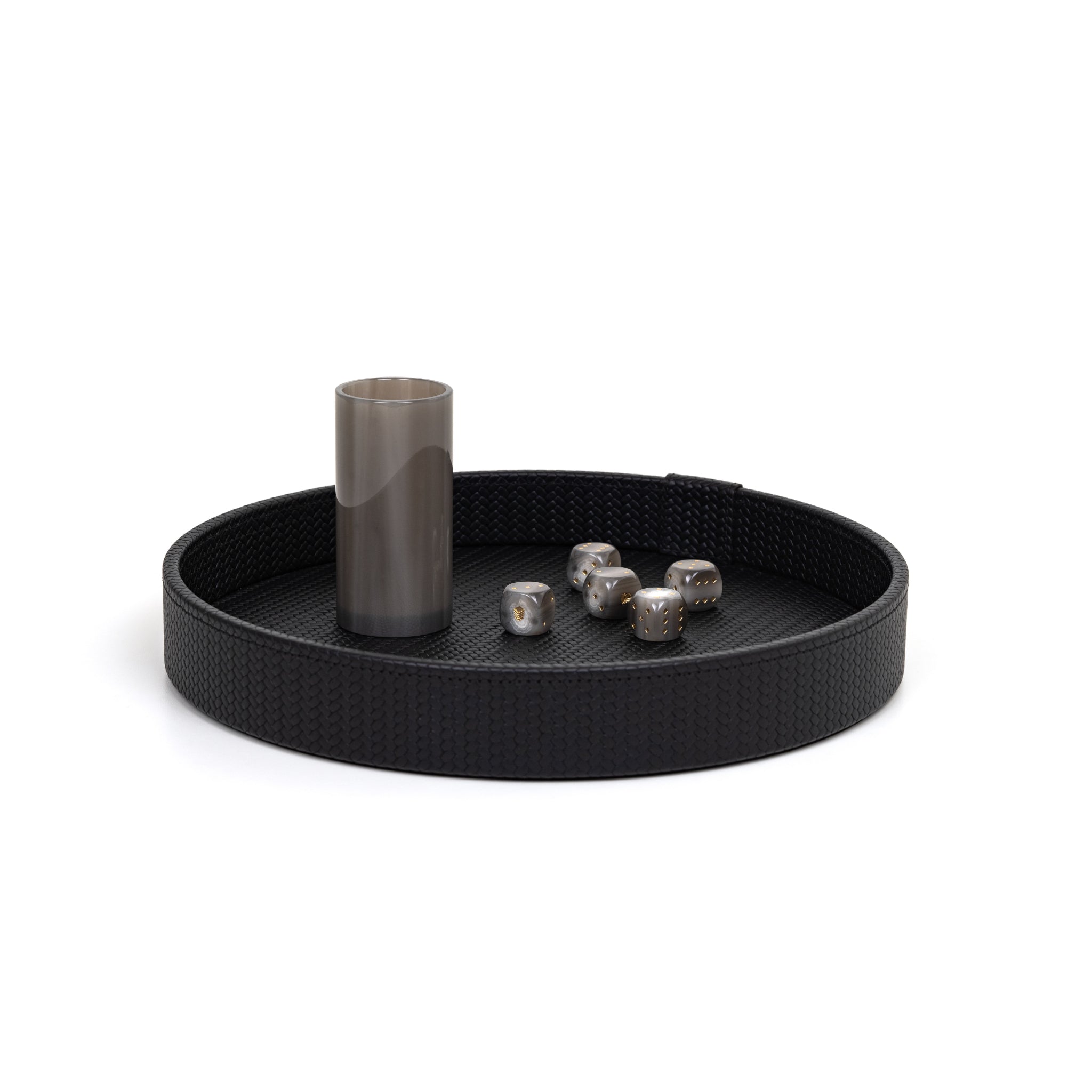 Dice Game Set in Italian Leather | Pinetti Collection