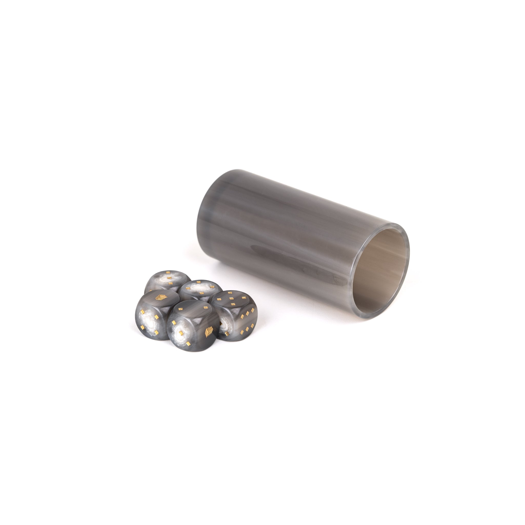 Dice Game Set in Italian Leather | Pinetti Collection
