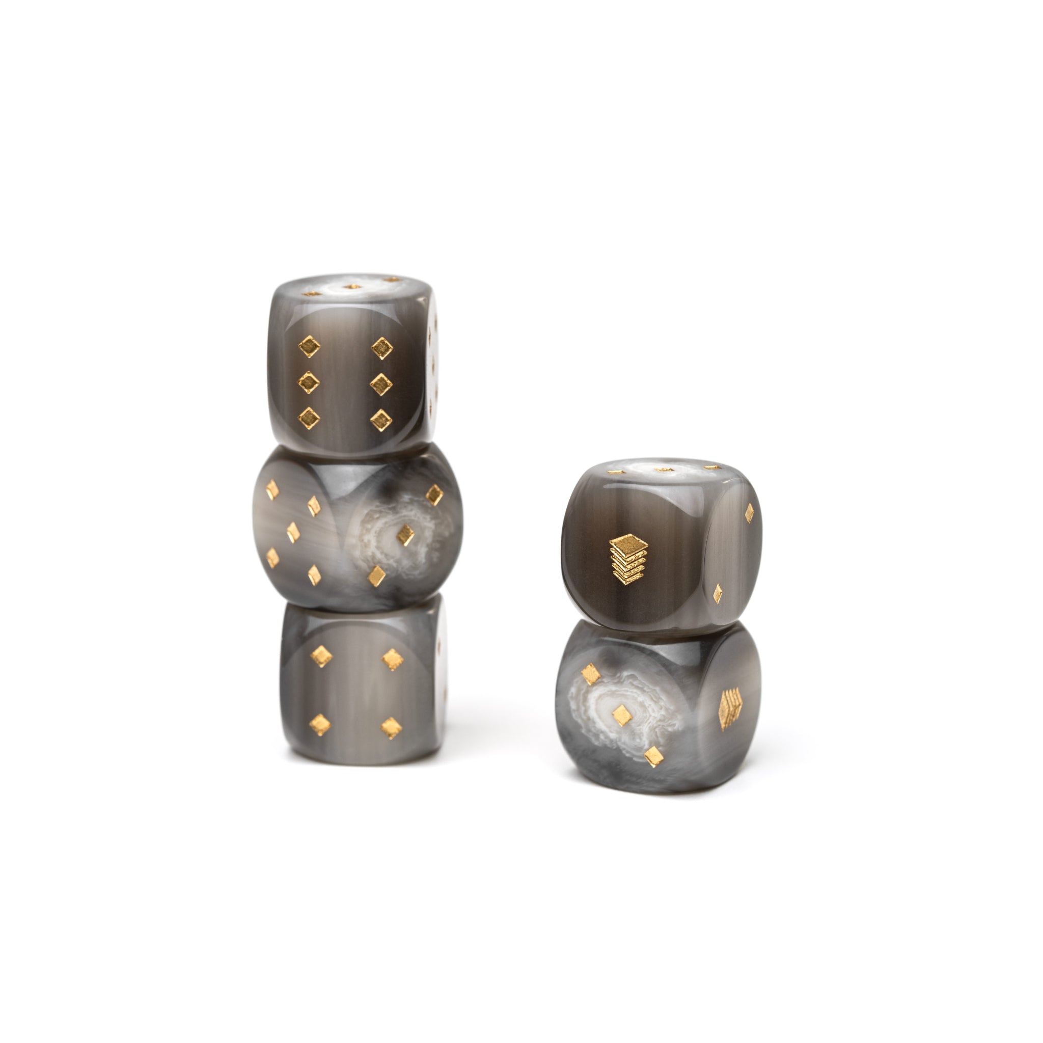 Dice Game Set in Italian Leather | Pinetti Collection