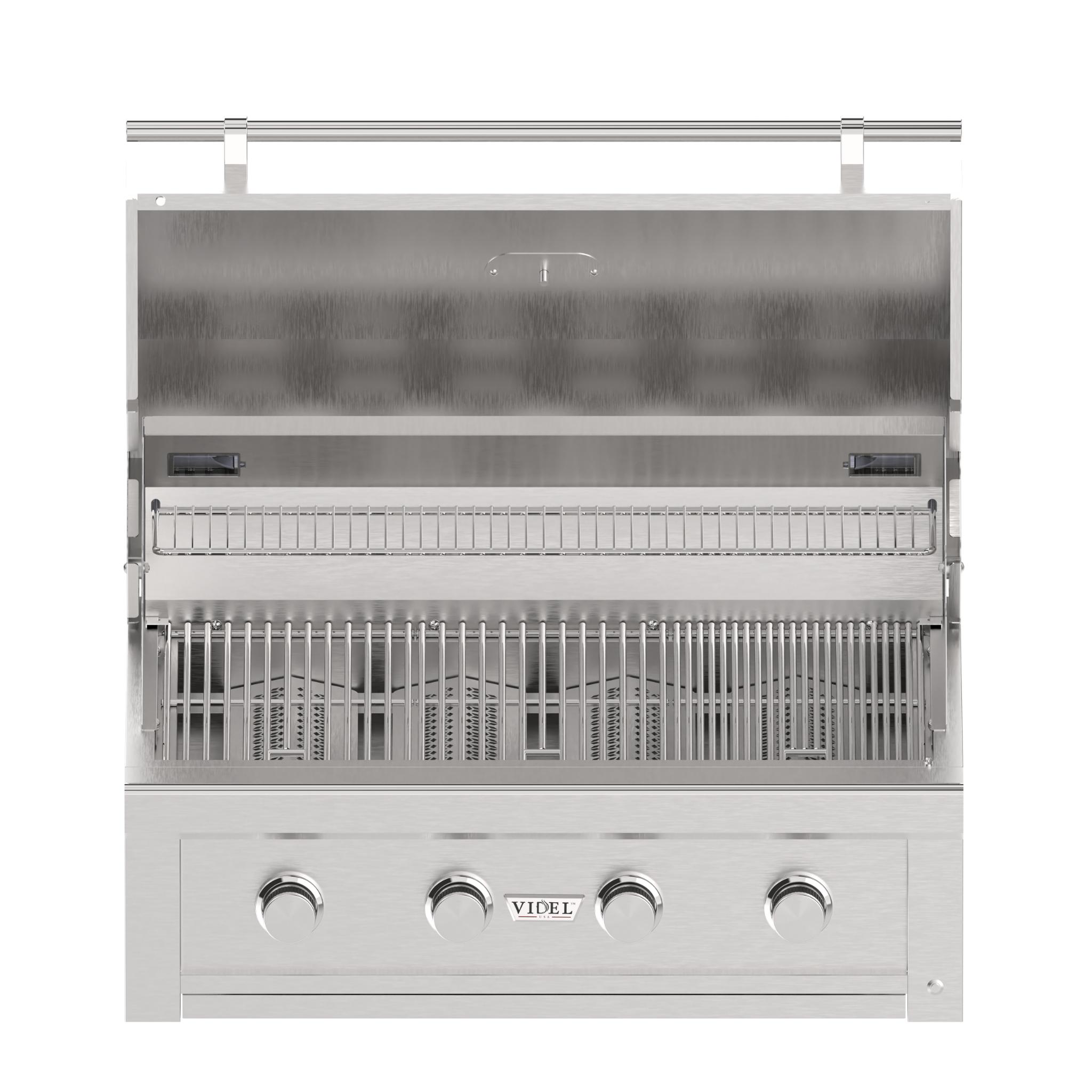 Gran Fuego 36" 4-Burner Grill by Videl | Luxury Outdoor Stainless Steel Grill, Made In USA