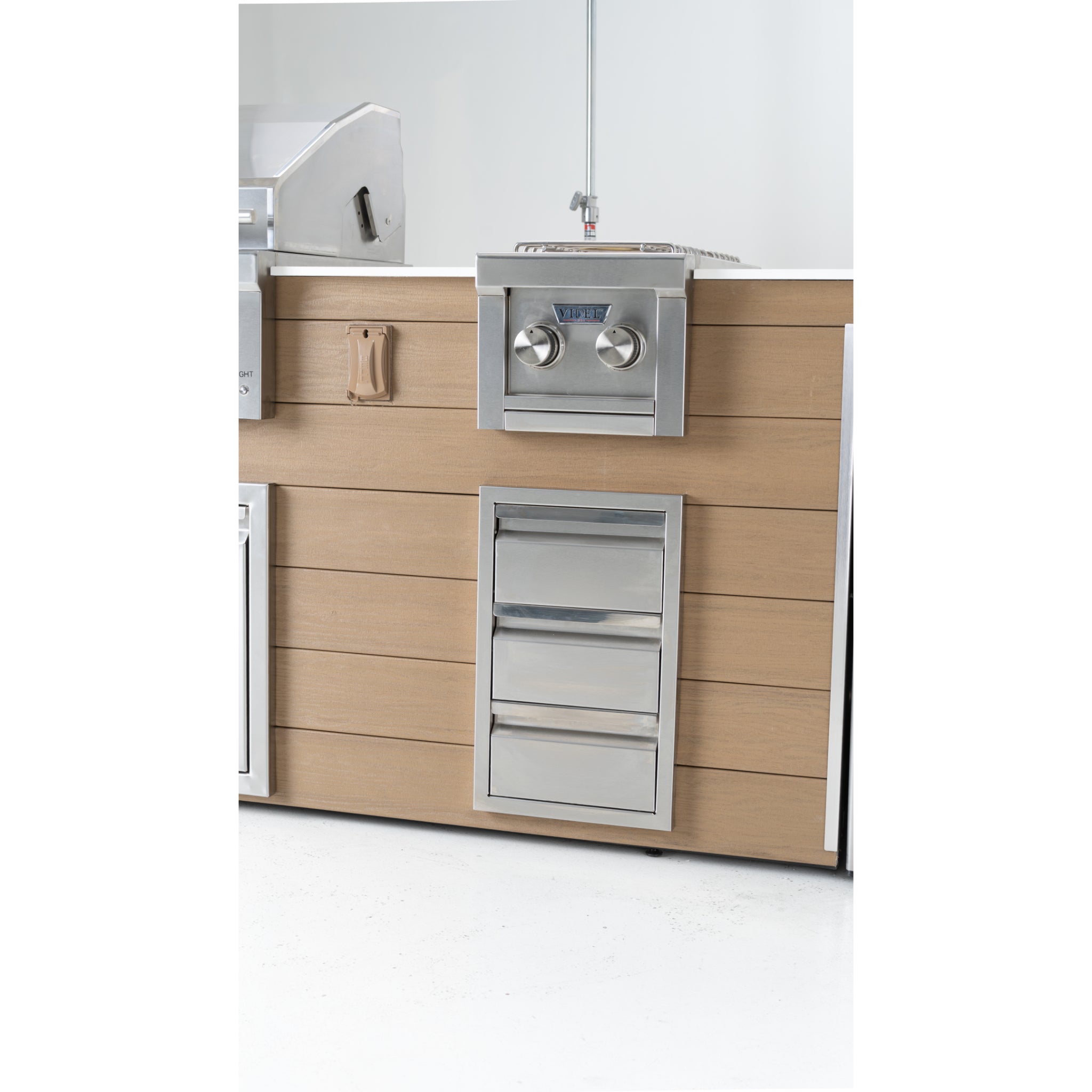 112" Outdoor Kitchen Island with Grill | Pacific Collection -  Outdoor Kitchen -  The Outdoor Plus 