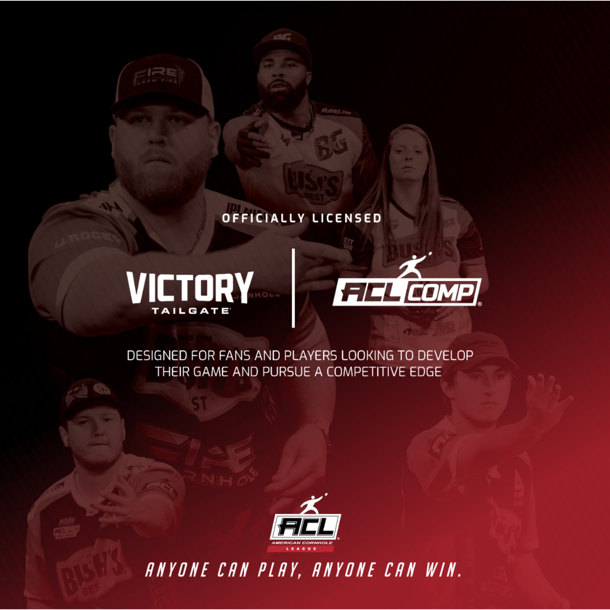 ACL® COMP 2x4 Cornhole Board -  Cornhole Game -  American Cornhole League 