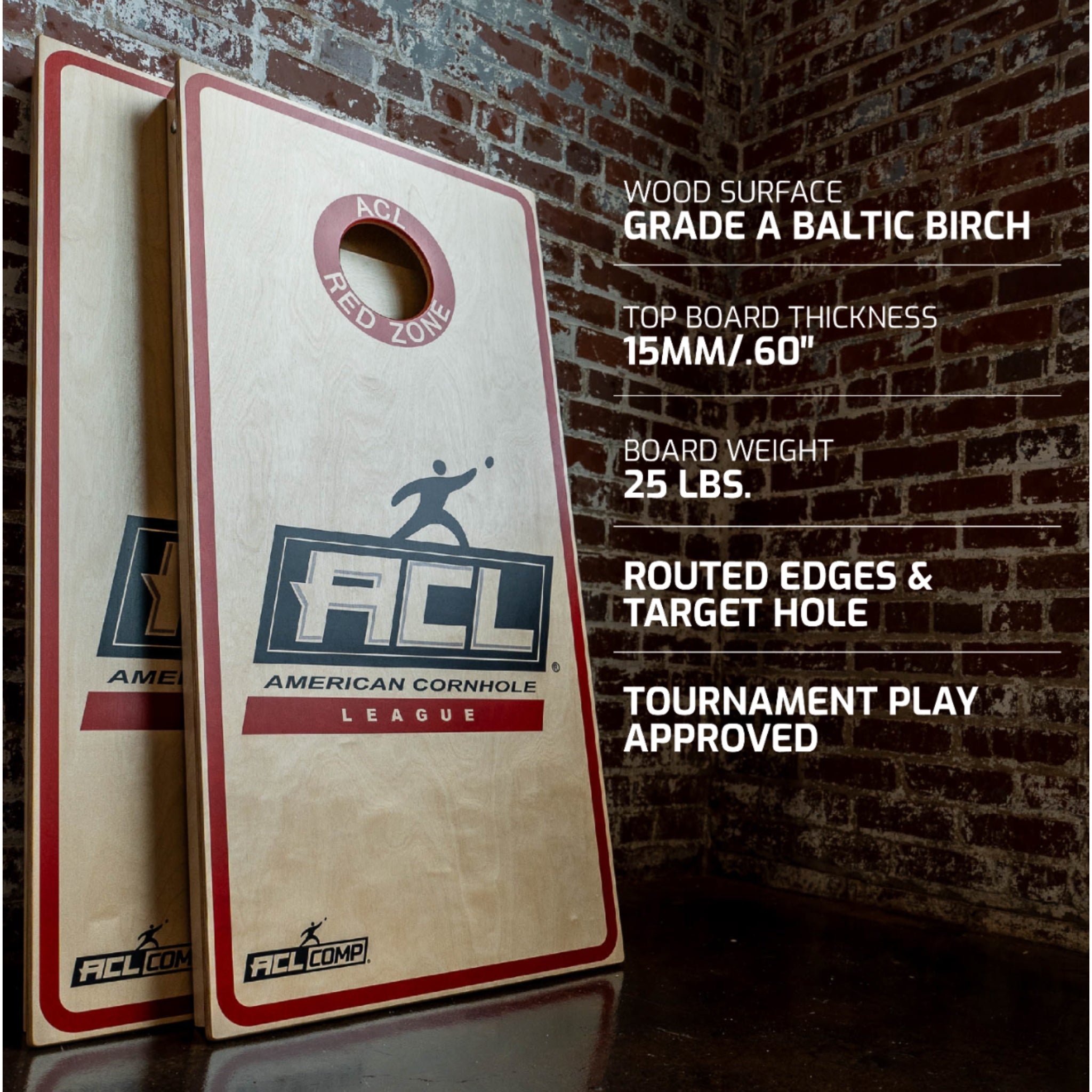 ACL® COMP 2x4 Cornhole Board -  Cornhole Game -  American Cornhole League 