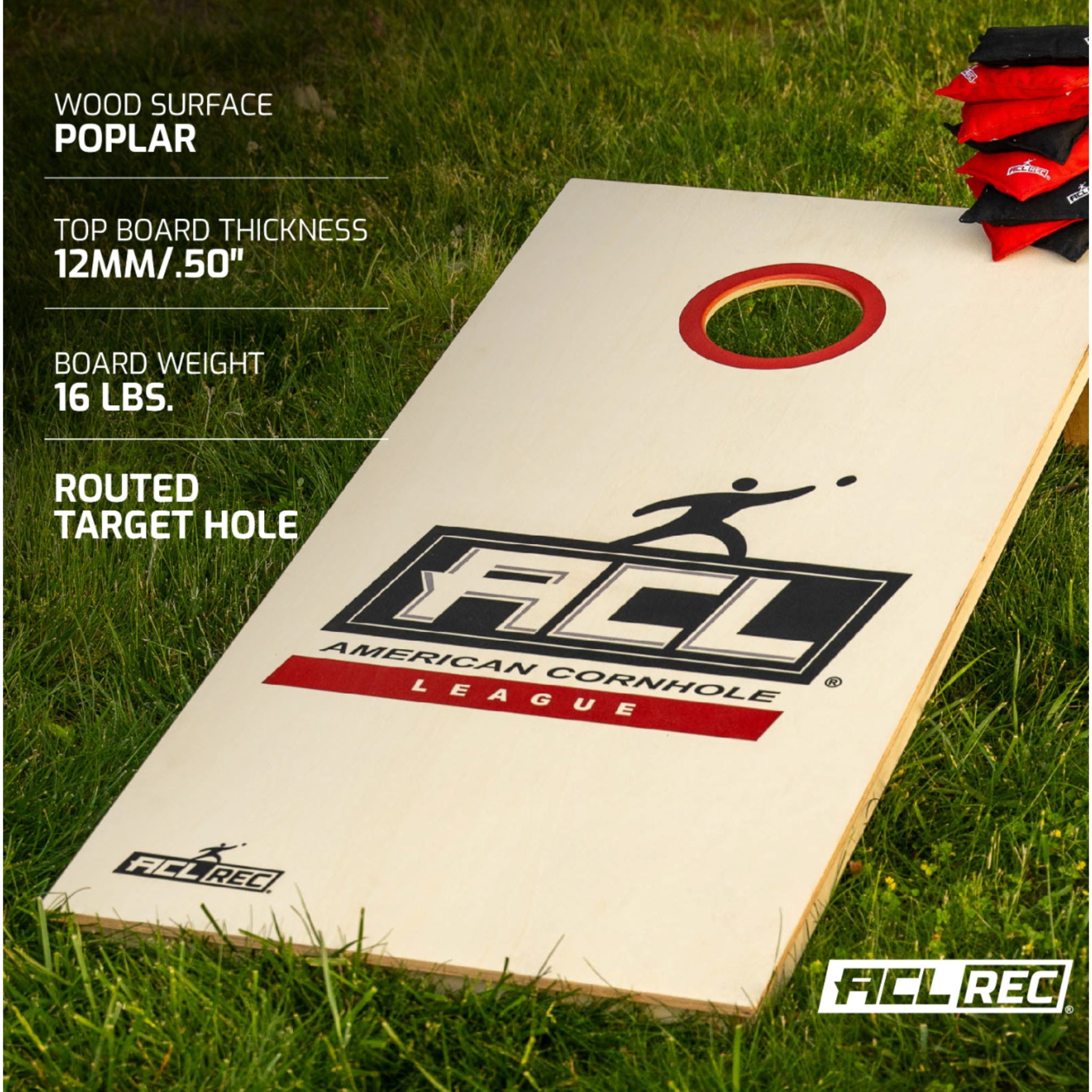 ACL® REC 2x4 Cornhole Board -  Cornhole Game -  American Cornhole League 