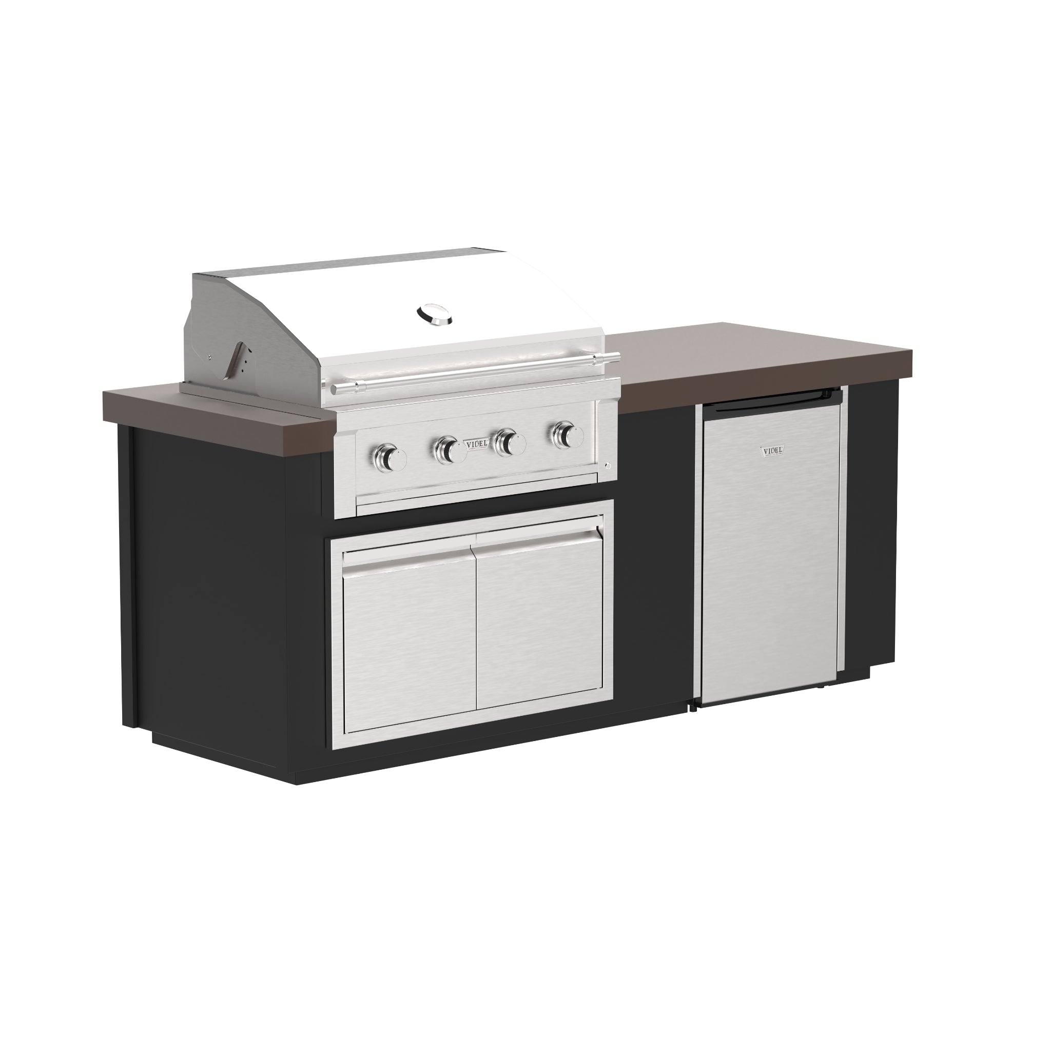 84" Outdoor Kitchen Island with Grill | Alta Collection III