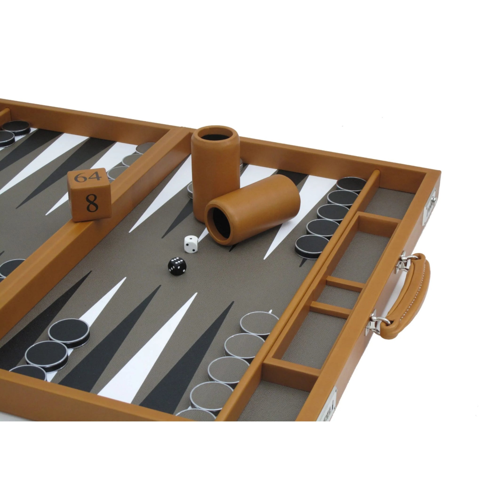 Backgammon in Bridle Hide | Parker Collection -  Backgammon -  Geoffrey Parker 