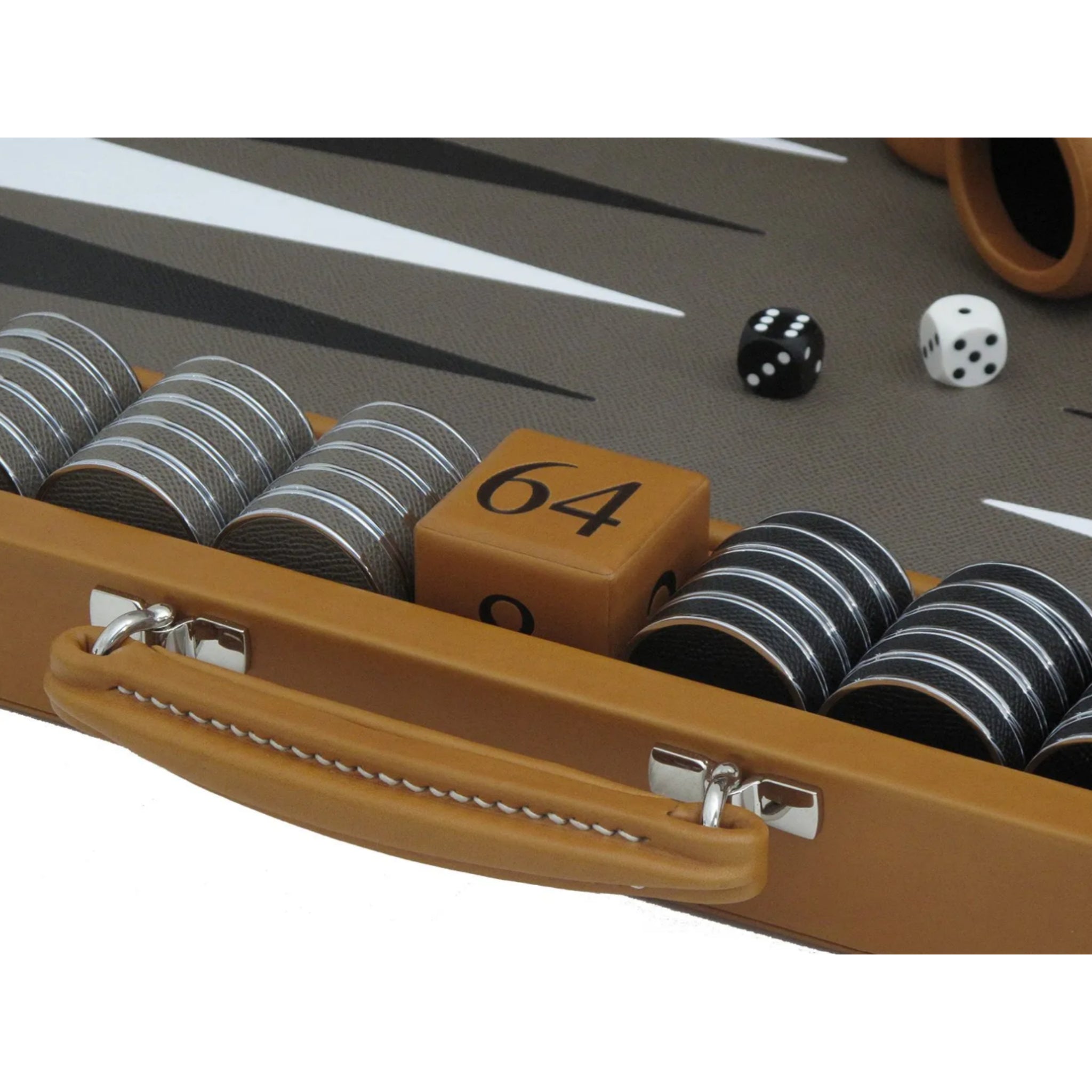 Backgammon in Bridle Hide | Parker Collection -  Backgammon -  Geoffrey Parker 