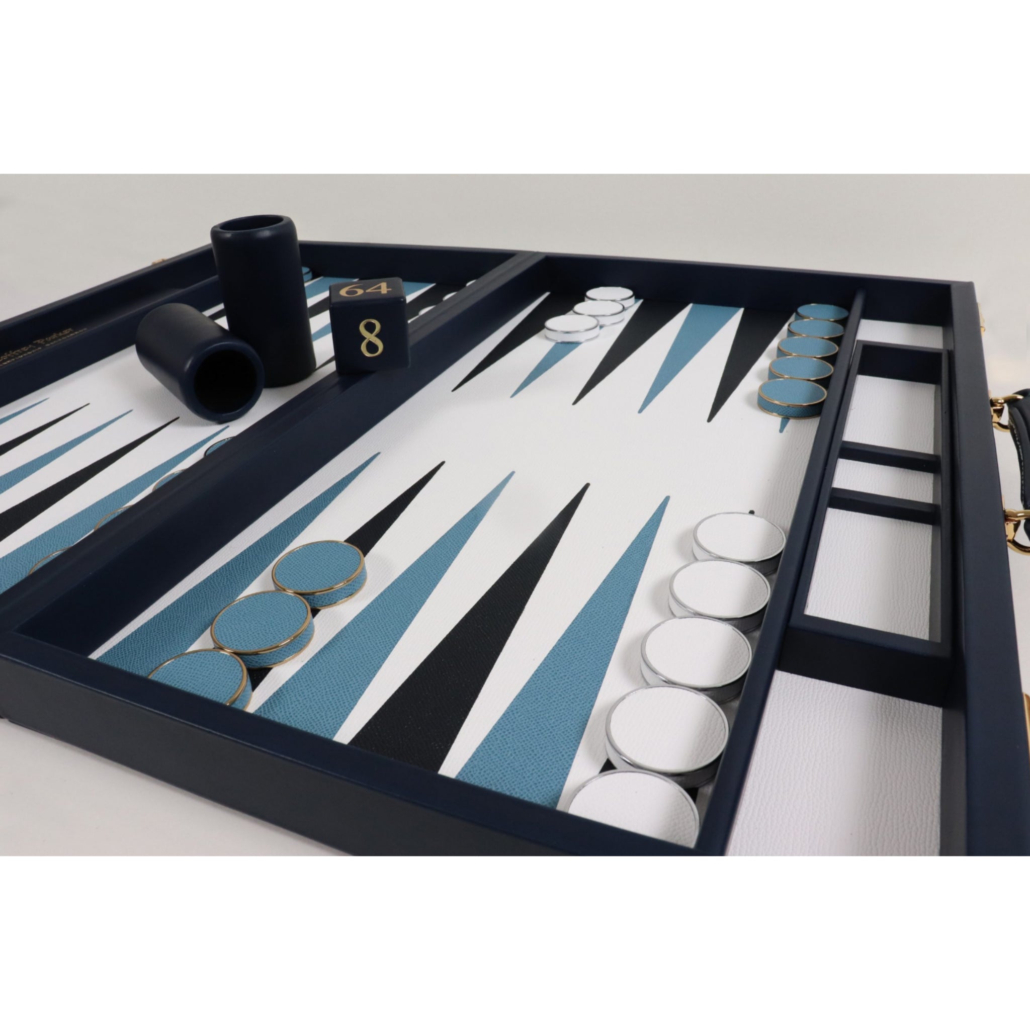 Backgammon in Bridle Hide | Parker Collection