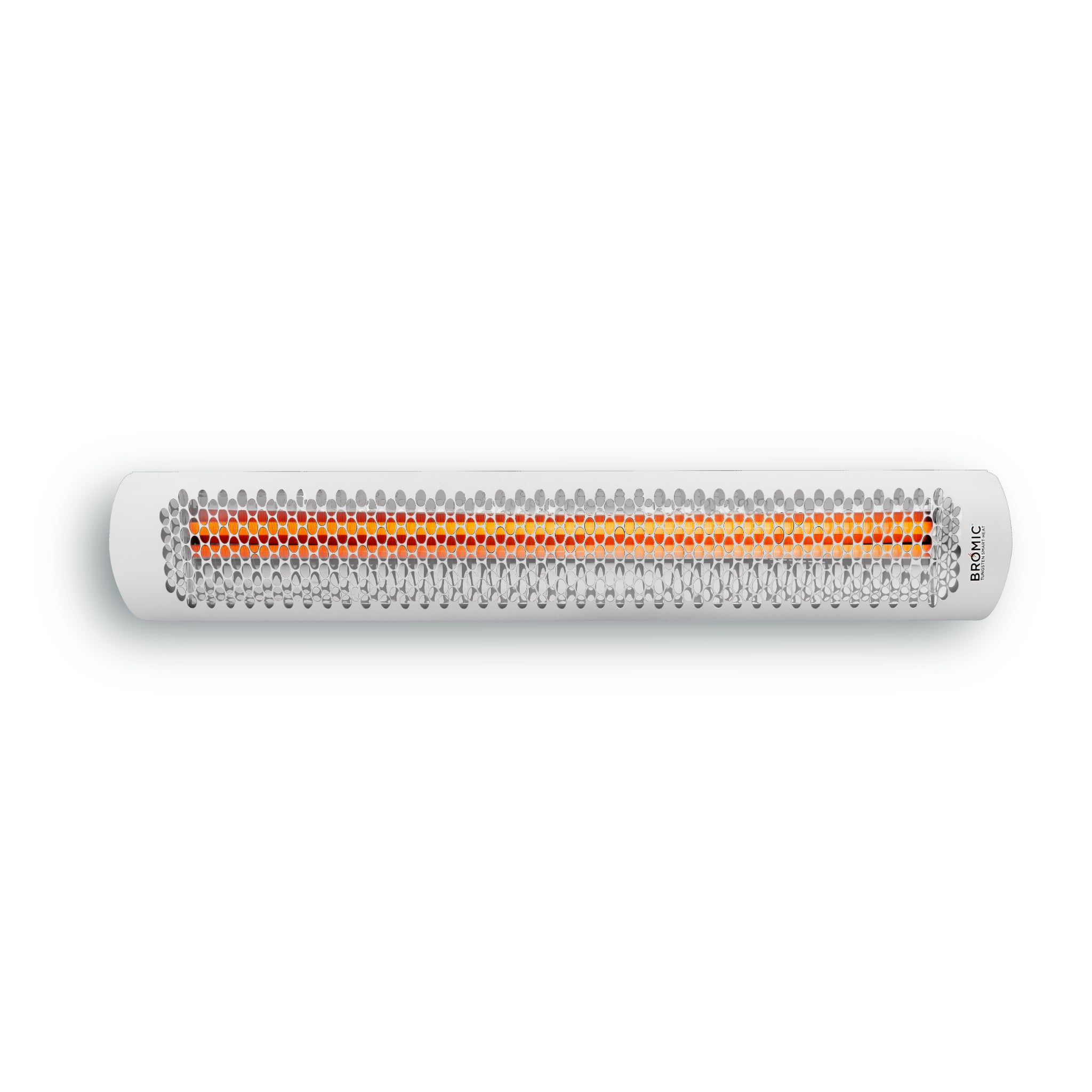 Bromic Tungsten Smart-Heat Electric Outdoor patio heater in white with single element