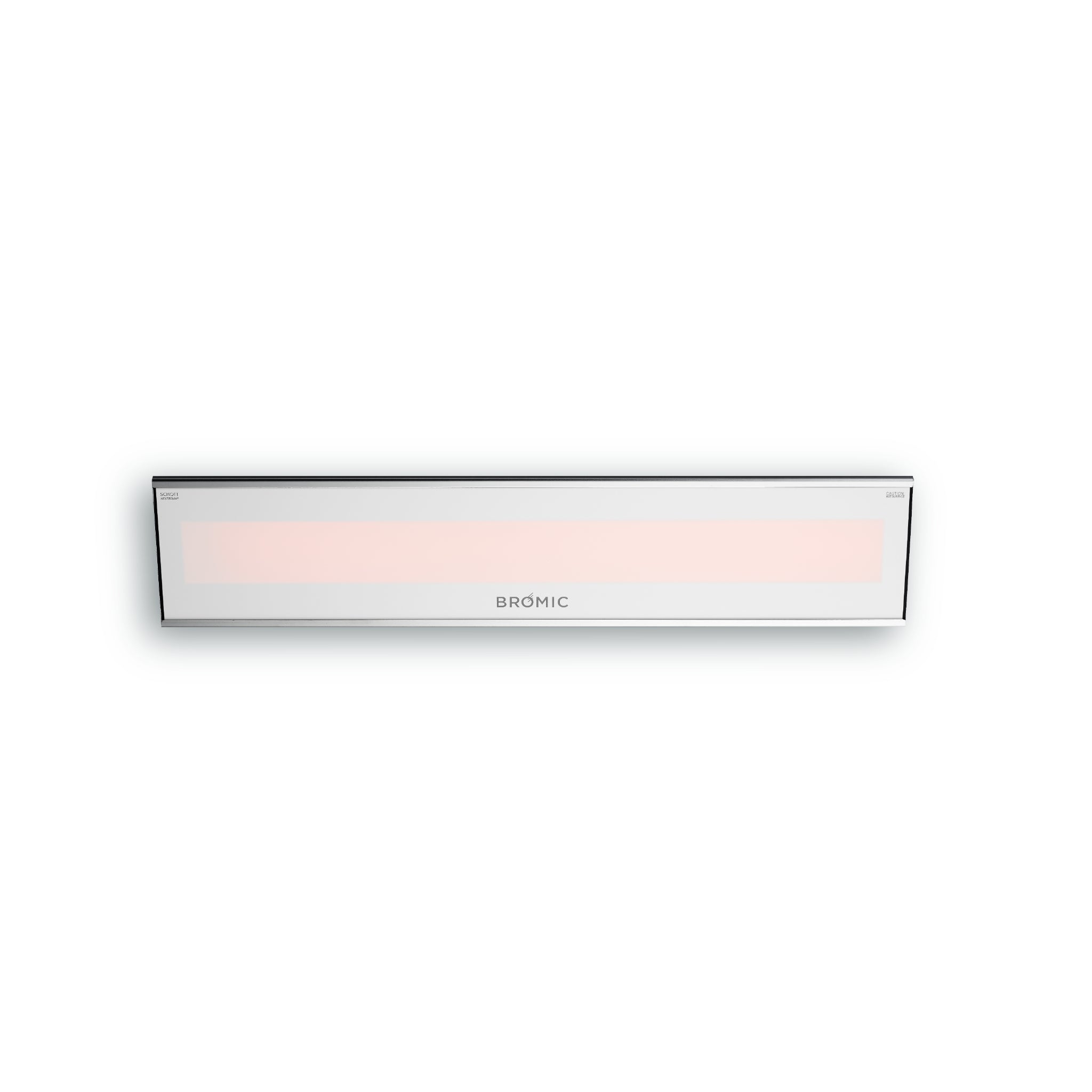 Bromic Platinum Smart Heat outdoor electric heater in white