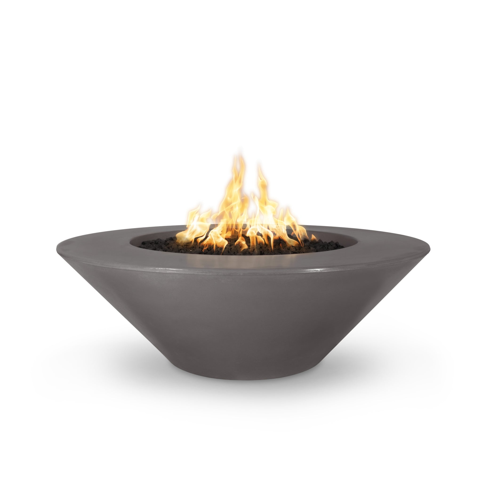 Cazo Round Fire Pit, Chestnut finish