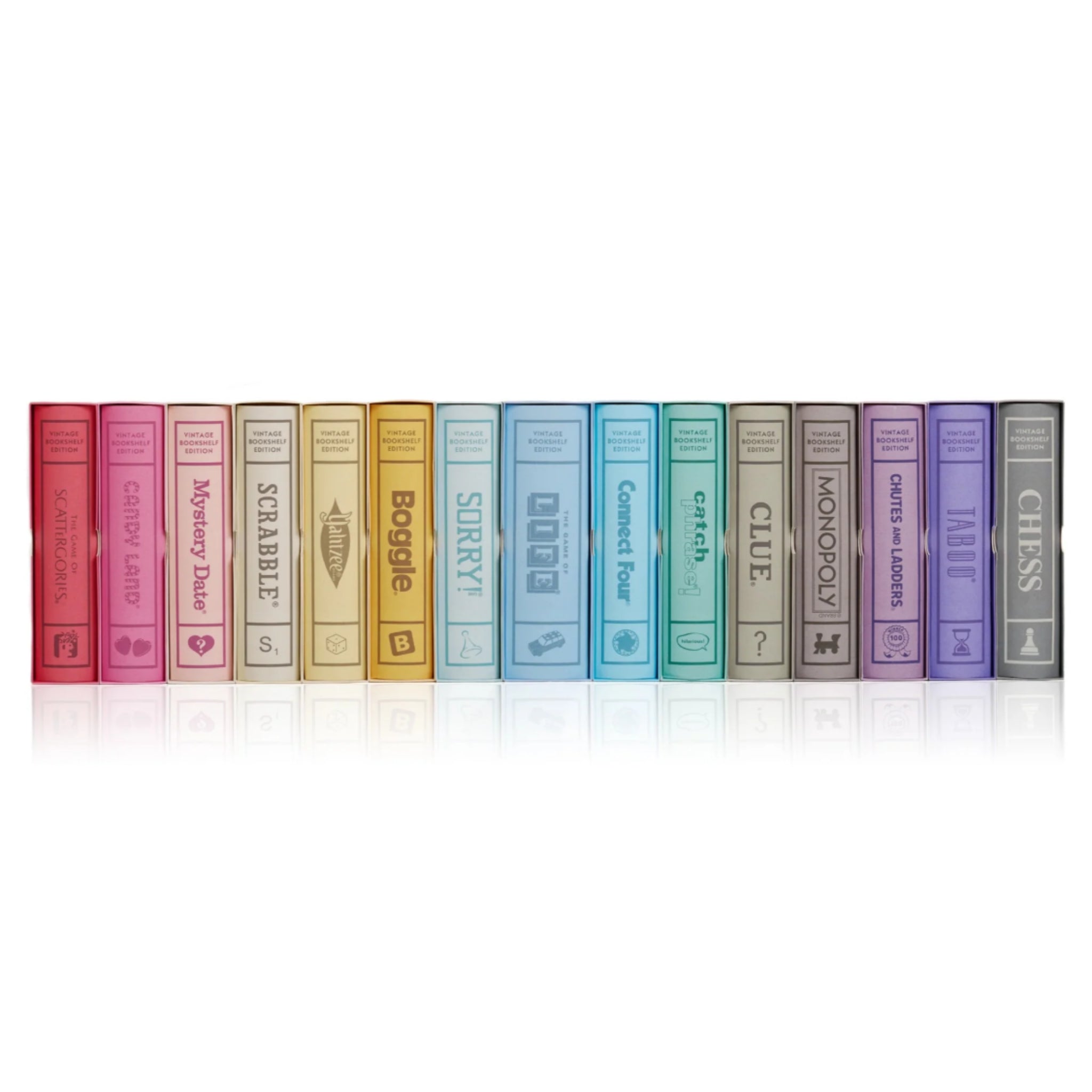 Vintage Bookshelf Games Collection I