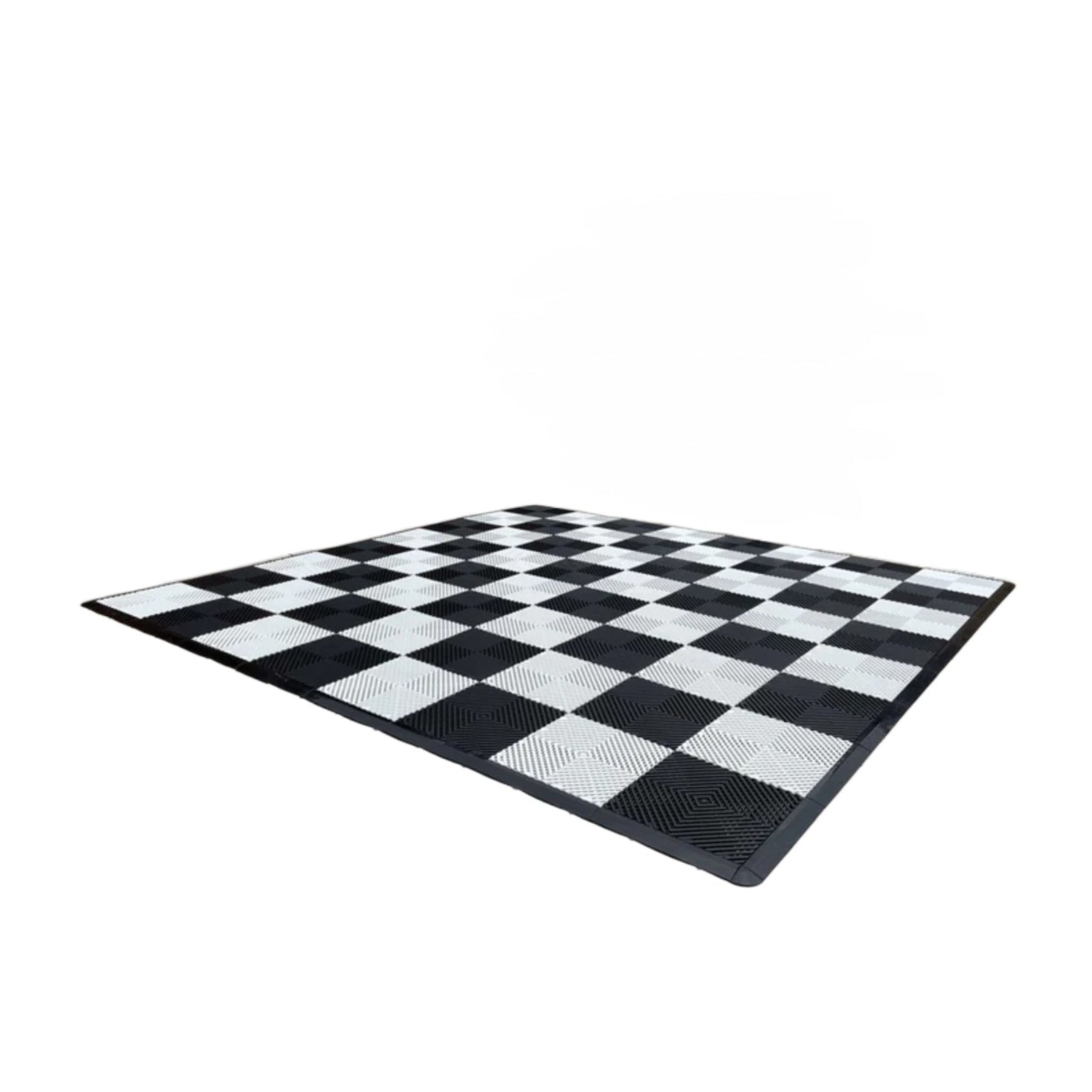 Commercial Grade Outdoor Chessboard with 12" Squares -  Giant Chess Set -  MegaChess 