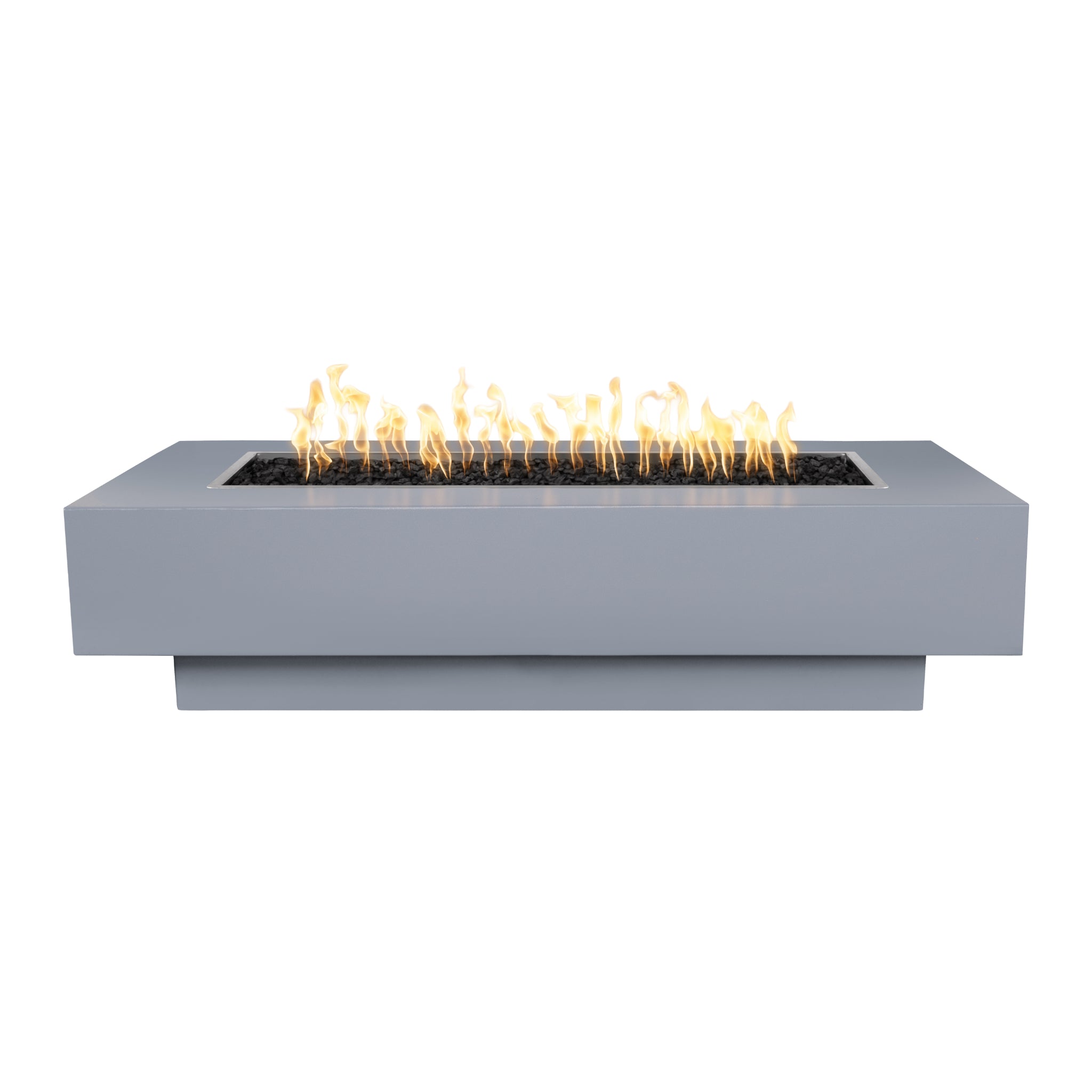 Coronado Rectangular Fire Pit, Gray finish