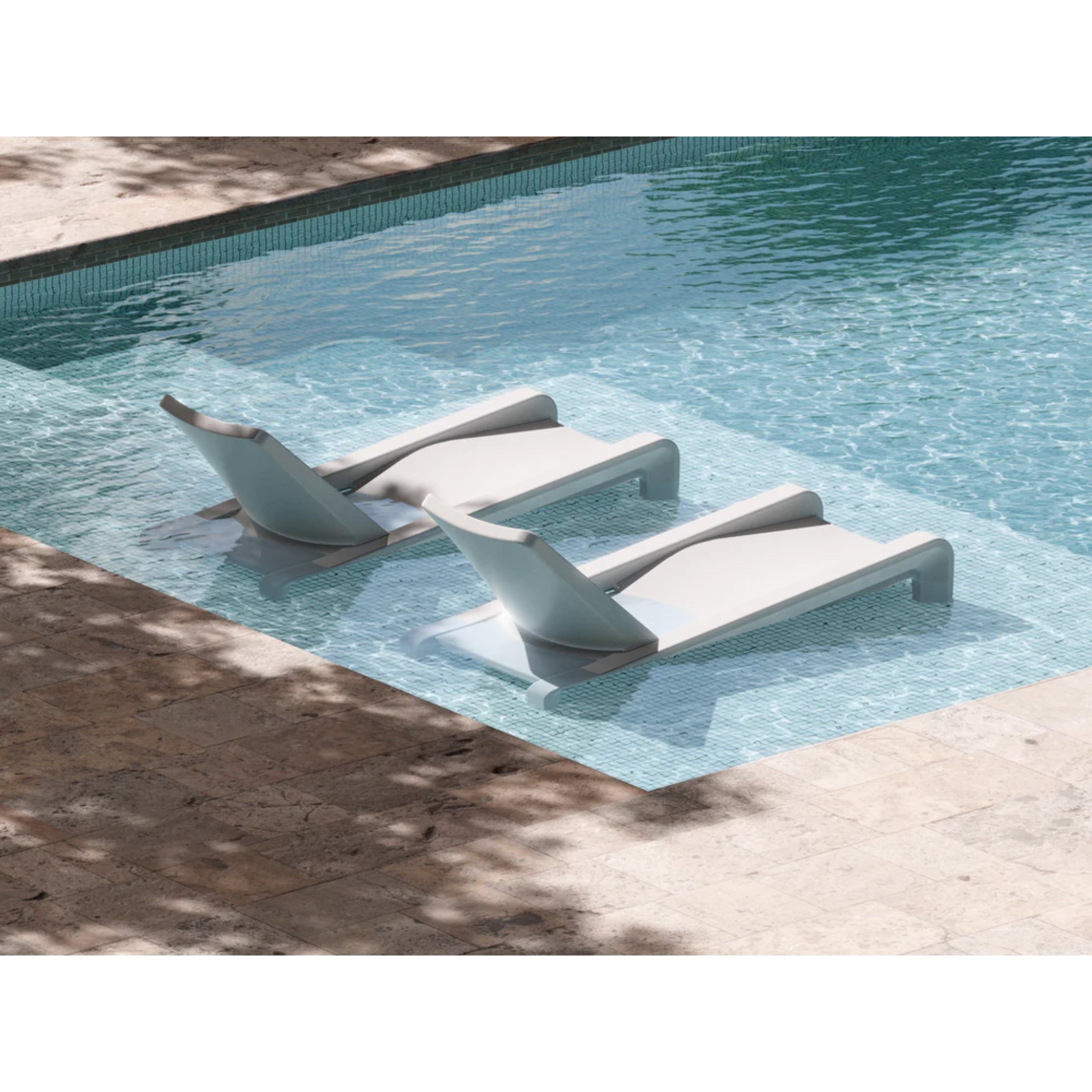 Deck Chaise Lounge by Tupelo for in-pool lounging