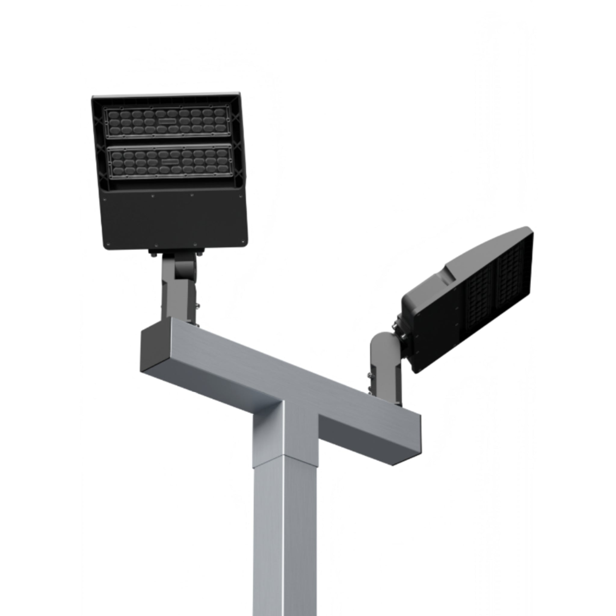 Dominator Basketball Sport Court Light Pole | Wired -  Double fixture light