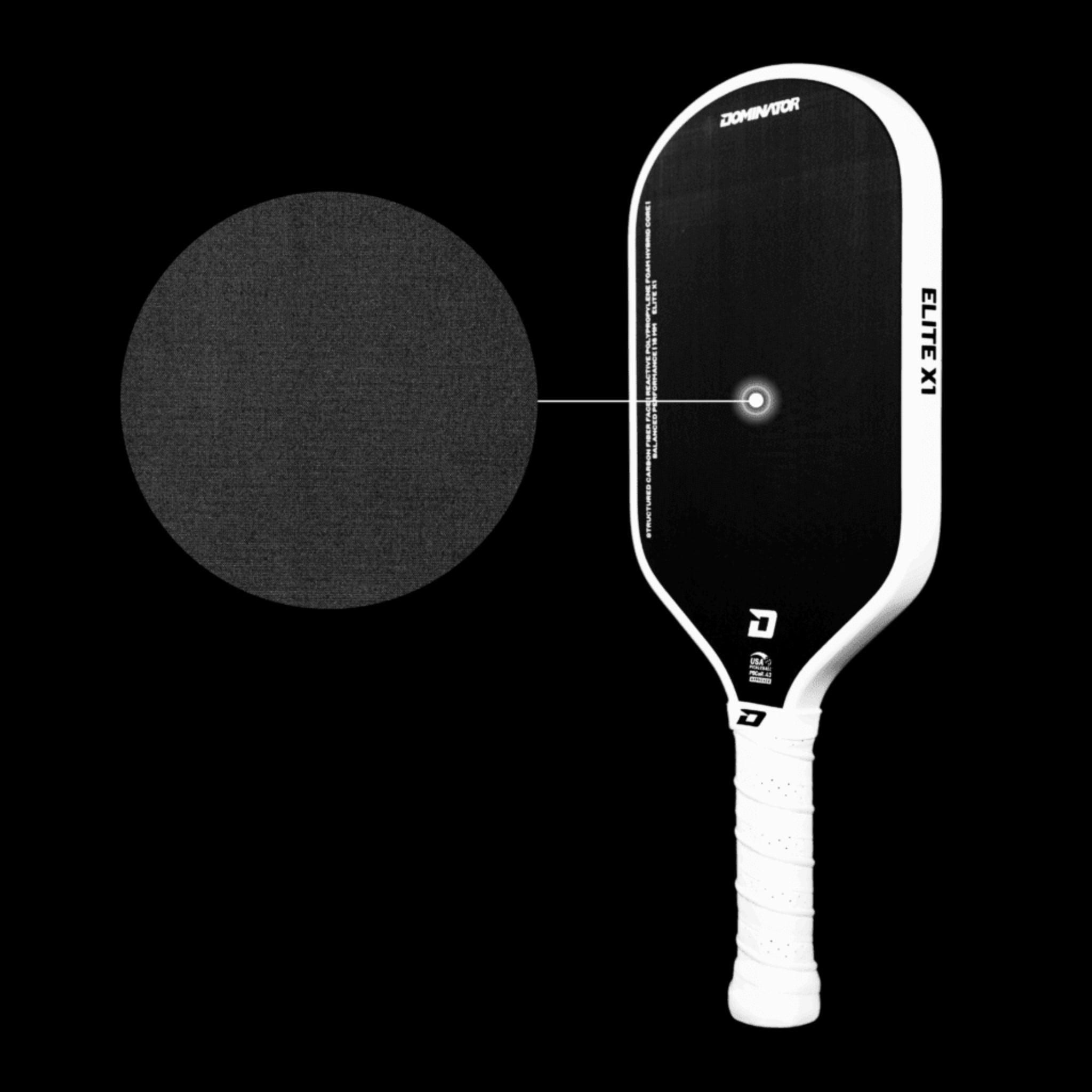 Dominator Elite X1 Pickleball Paddle -  Pickleball Paddle -  Dominator 