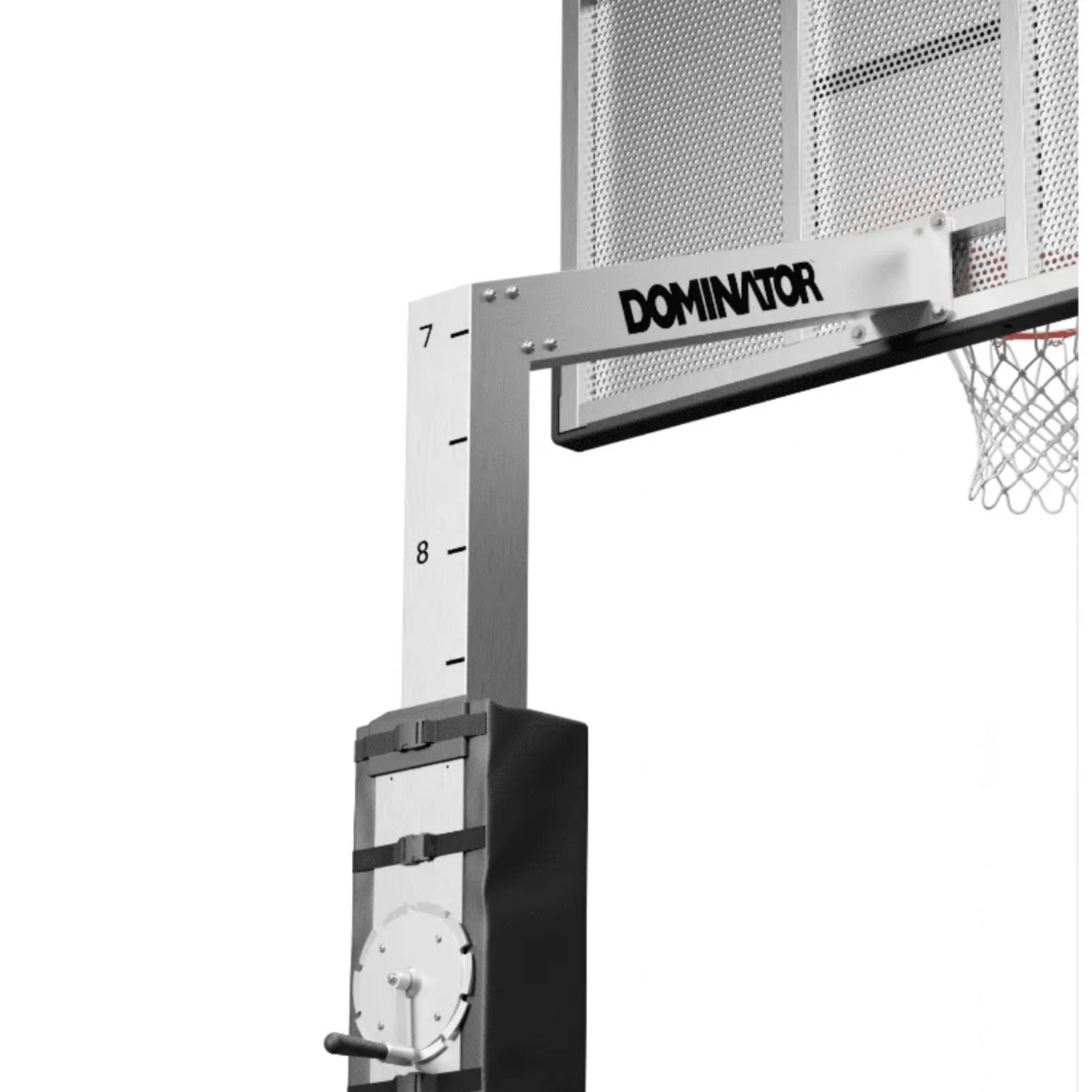 Dominator Pro 72" Adjustable Basketball Hoop with Aluminum Backboard | Surface Mount -  Basketball Hoop -  Dominator 