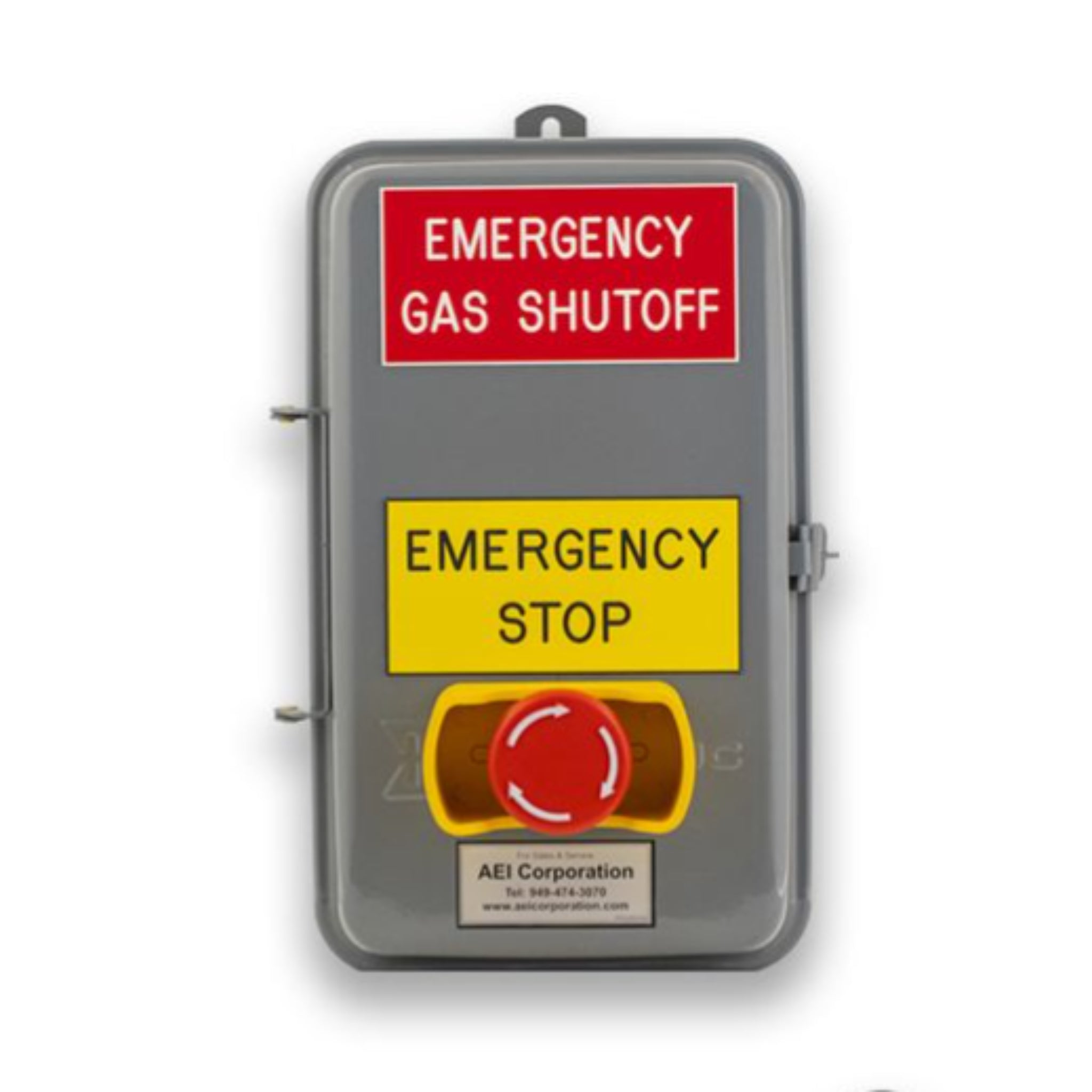 PGS E-Stop gas shutoff timer with emergency stop button for outdoor shared grilling areas