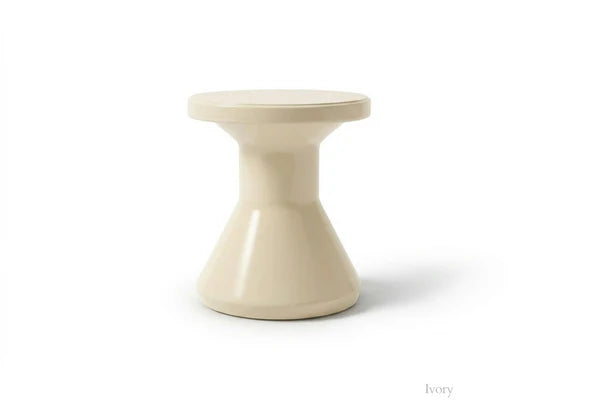 Contemporary Tupelo Fluent waterproof side table for shallow pool lounging areas