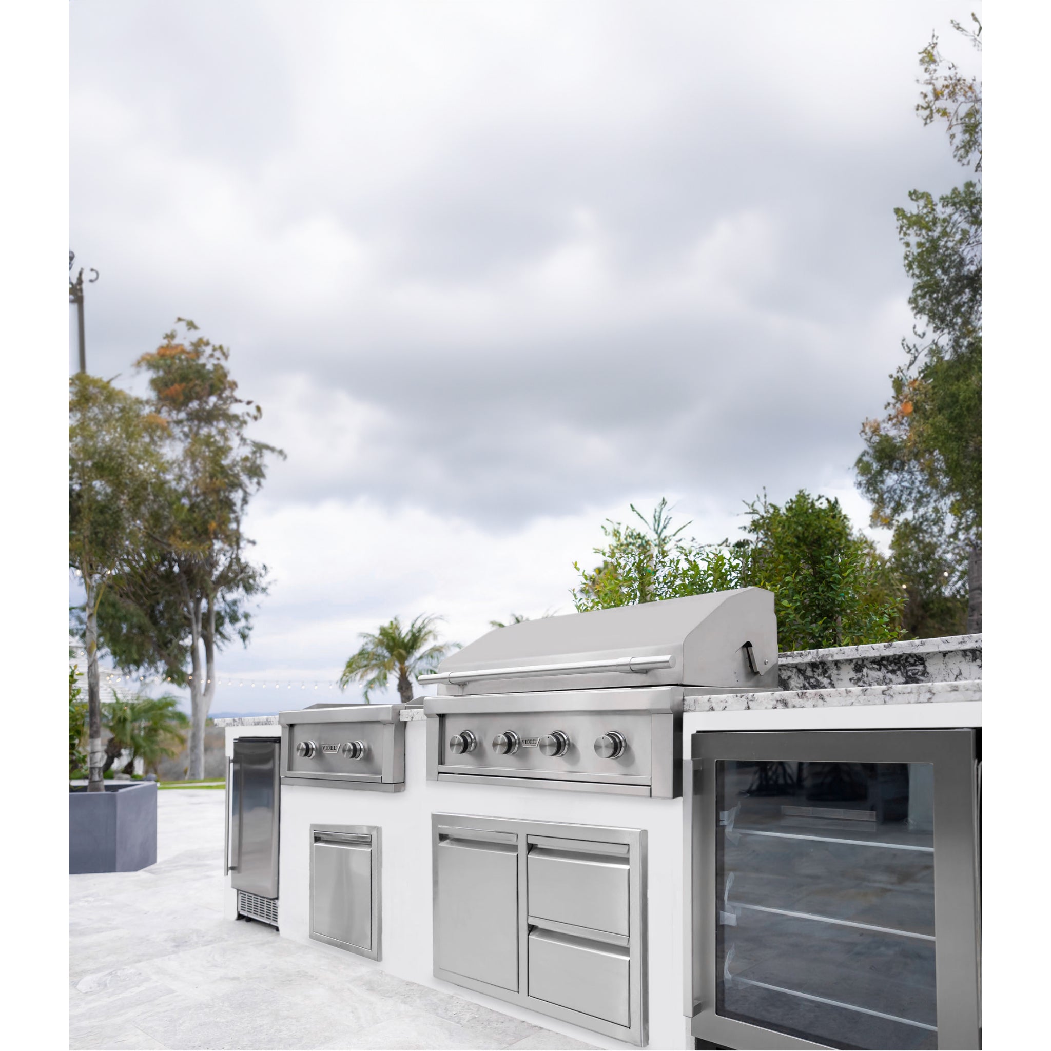 Gran Fuego 36" 4-Burner Grill by Videl | Luxury Outdoor Stainless Steel Grill, Made In USA -  Grills and BBQs -  The Outdoor Plus 