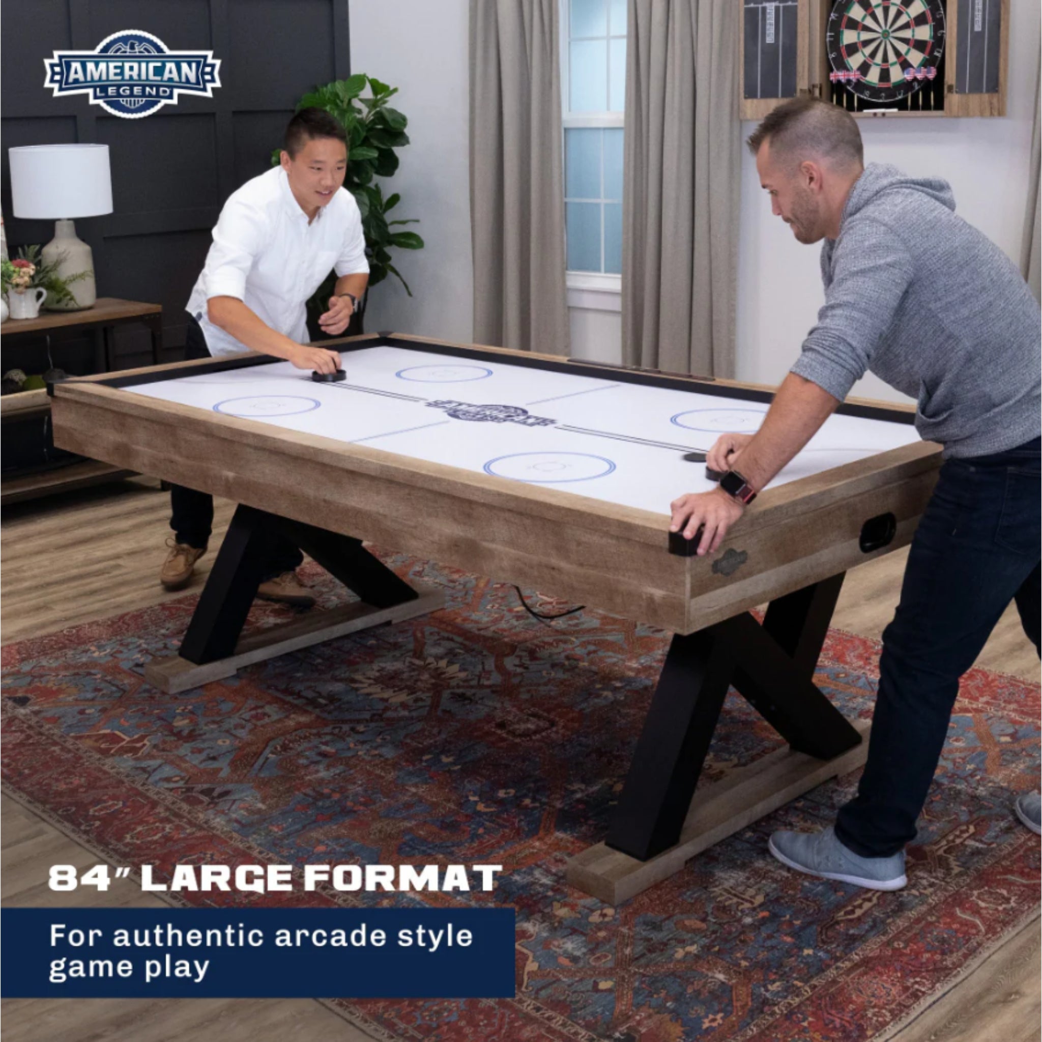Kirkwood 7' Air Hockey Table -  Air Hockey Table -  American Legend 