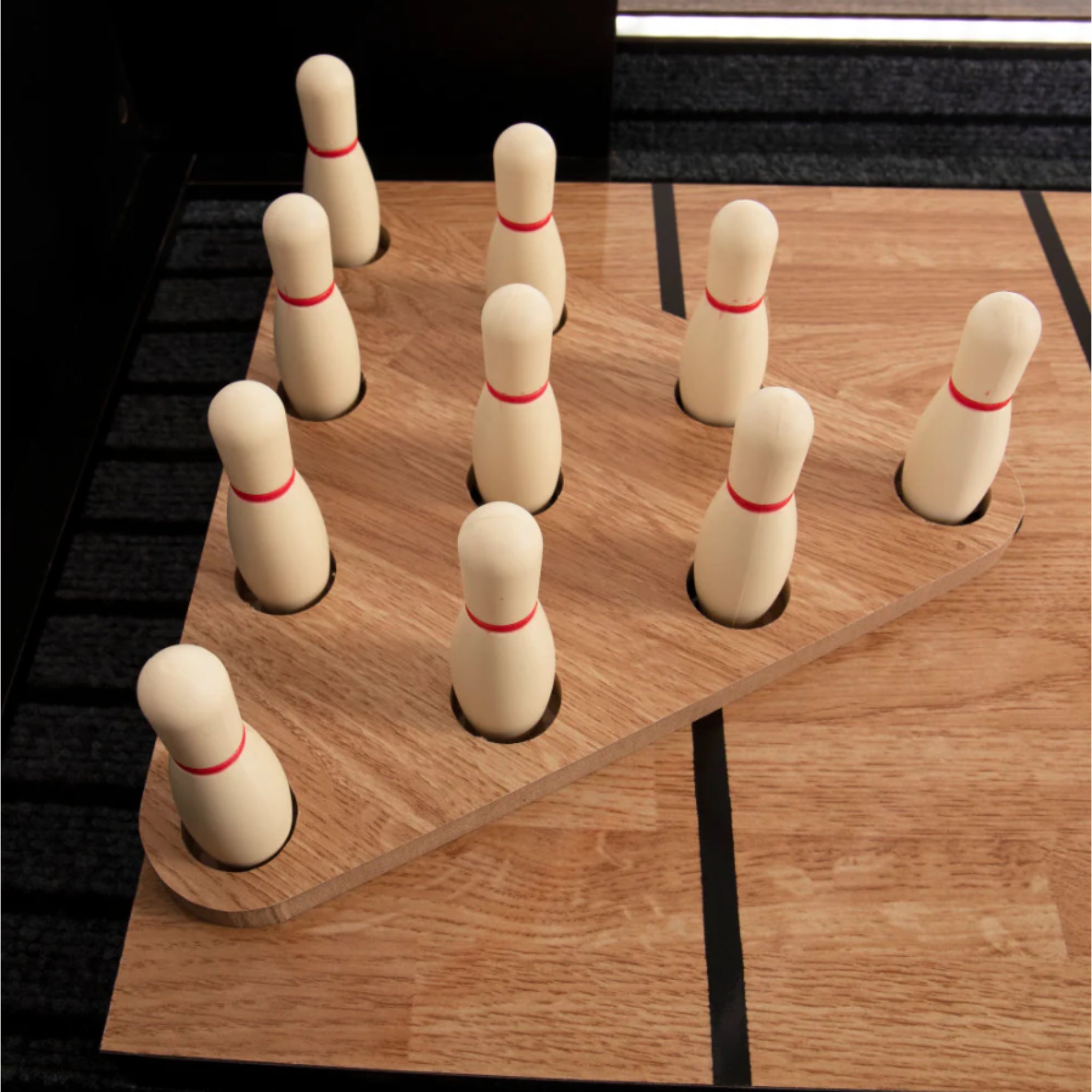 Kirkwood 9' LED Light Up Shuffleboard Table -  Shuffleboard Table -  American Legend 