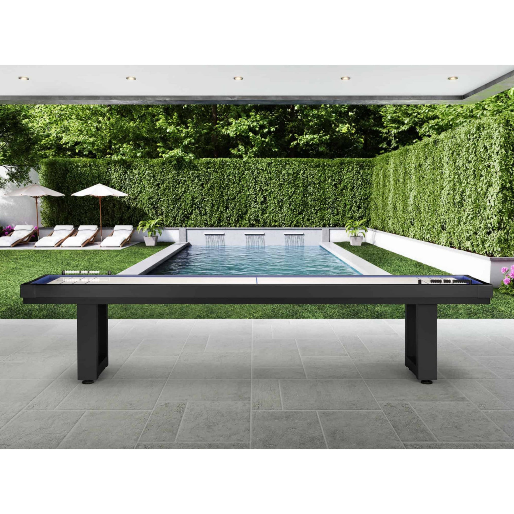 Lanai Outdoor Shuffleboard Table | Lanai Collection -  Shuffleboard Table -  American Heritage Billiards 