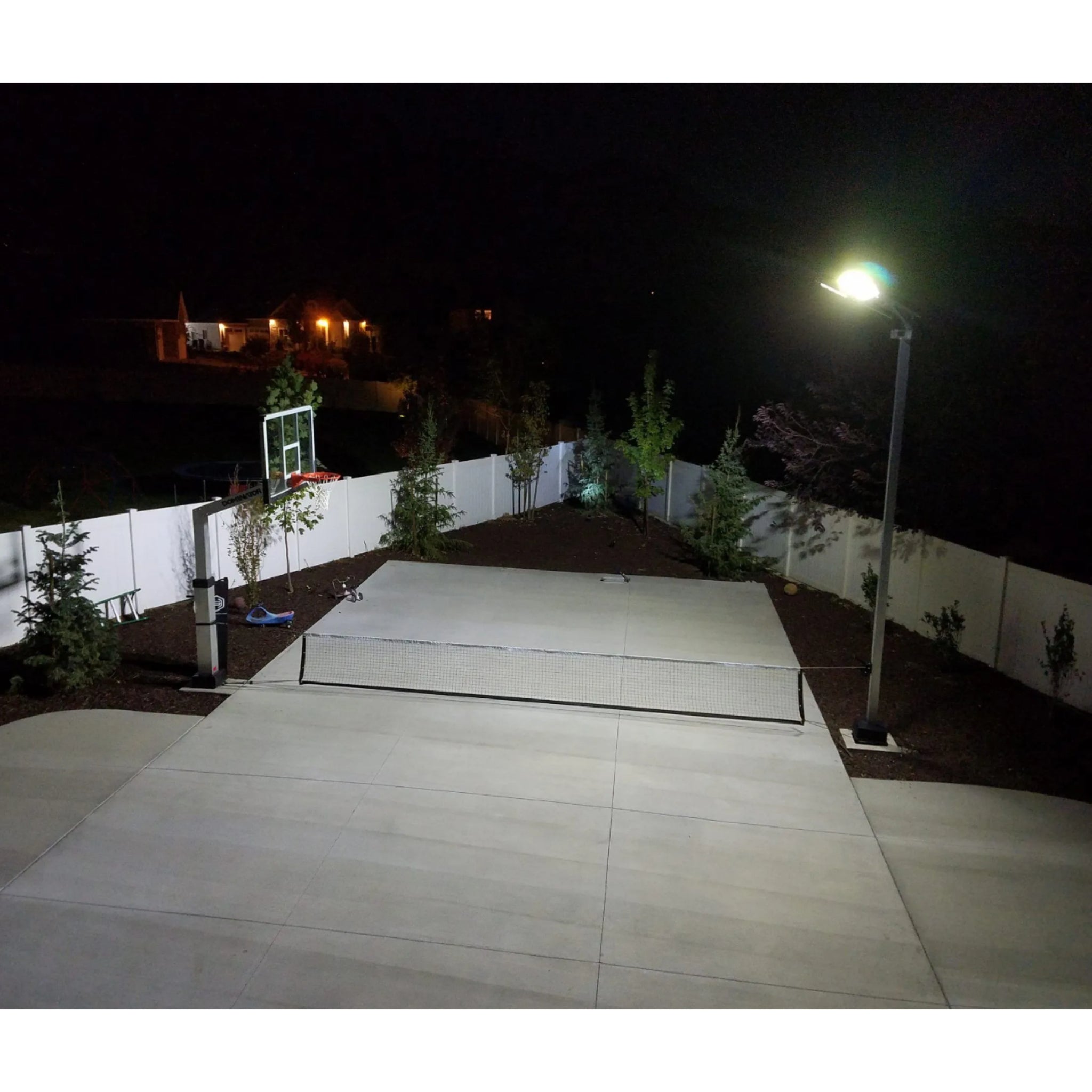 Dominator Basketball Sport Court Light Pole | Solar