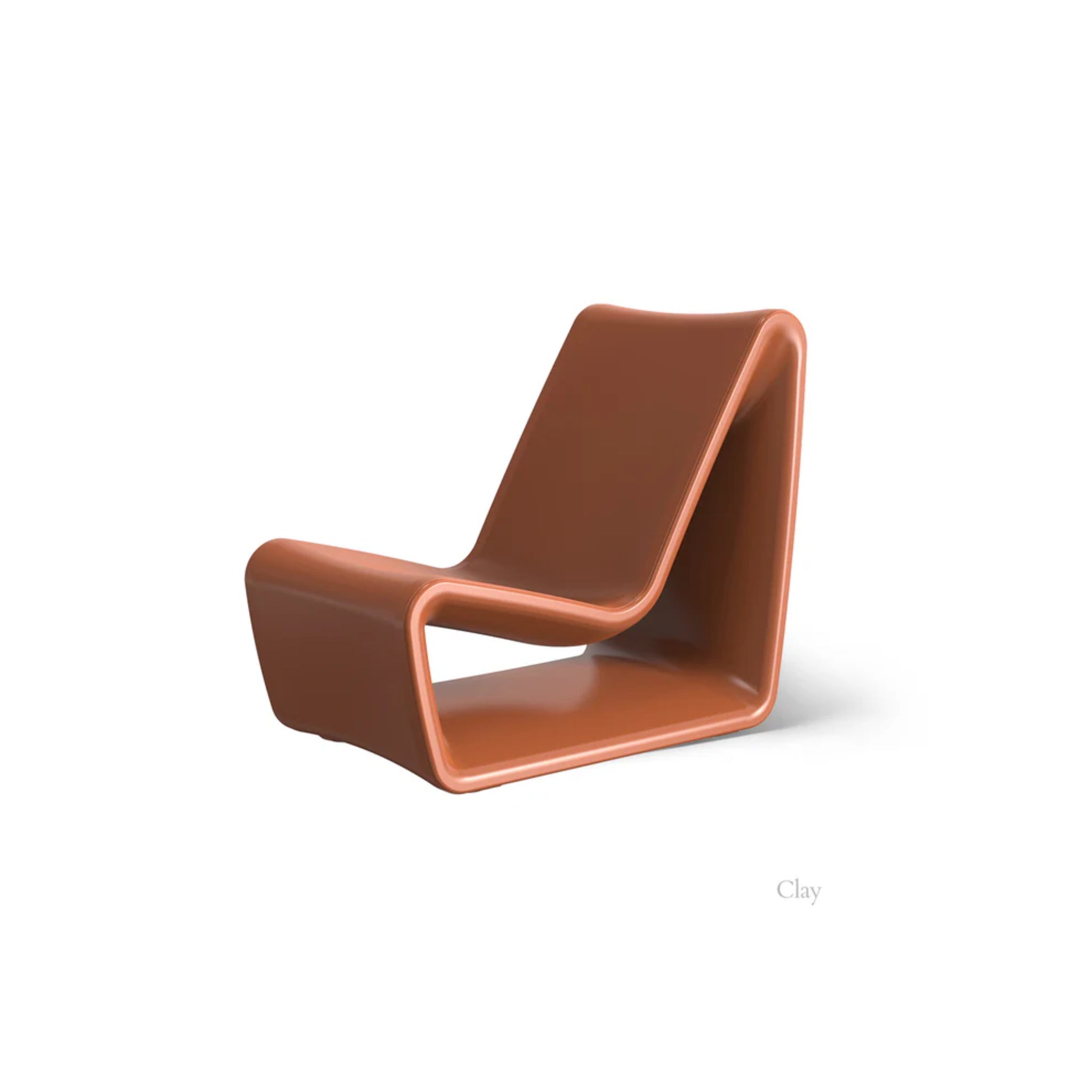 Tupelo Loop Chair in Clay outdoor furniture finish