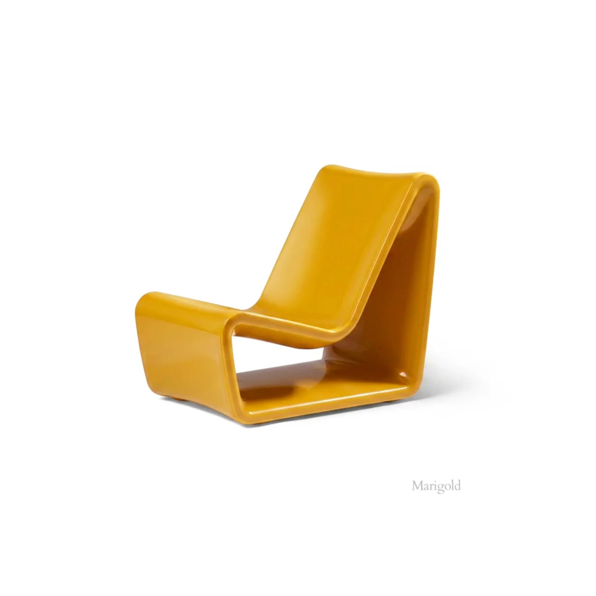 Tupelo Loop Chair in Marigold outdoor furniture finish