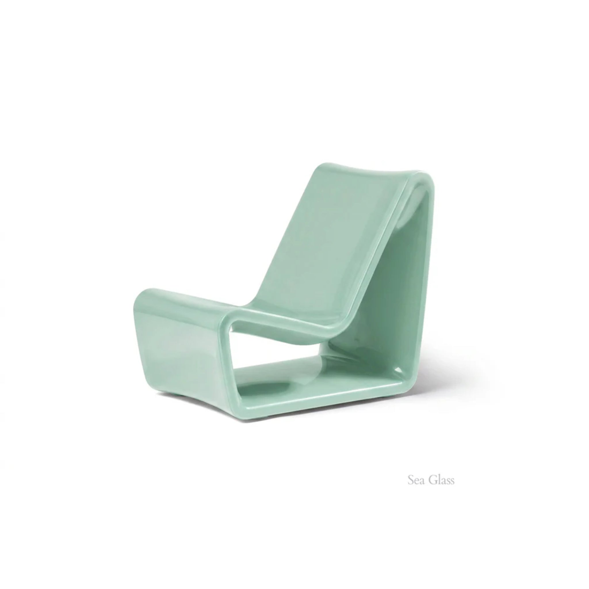 Tupelo Loop Chair in Sea Glass outdoor furniture finish