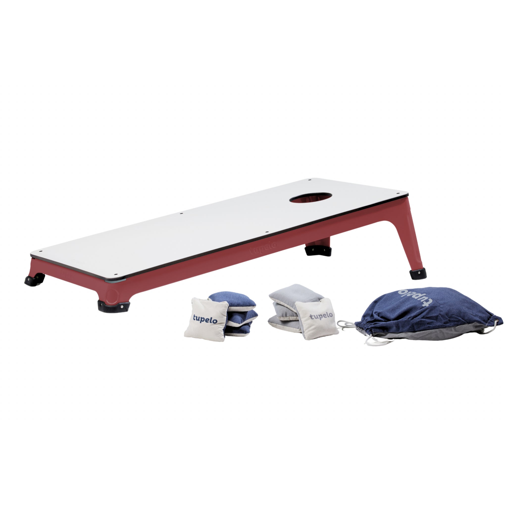 Red Luxury All-Weather Cornhole Set | Outdoor Game -  Cornhole Game -  Tupelo 
