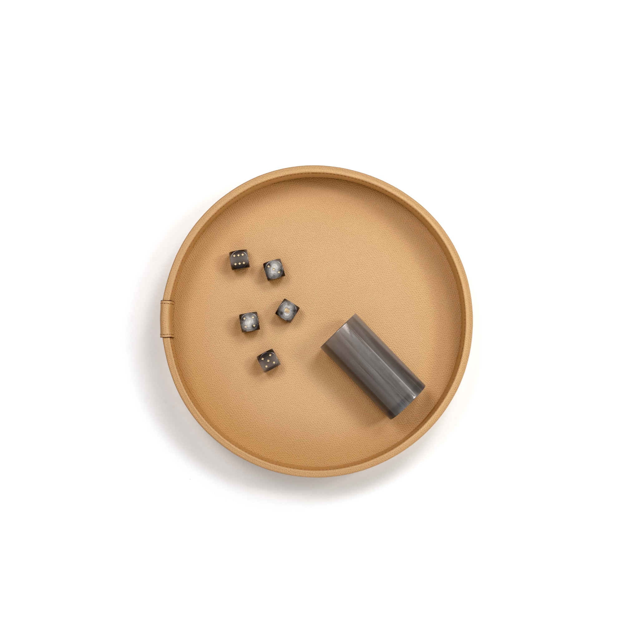 Dice Game Set in Italian Leather | Pinetti Collection -  Specialty Game -  Pinetti 