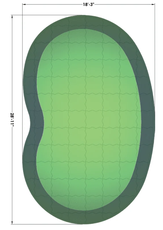 "The Monterey" Outdoor Putting Green Kit - Ultra Base Players Series